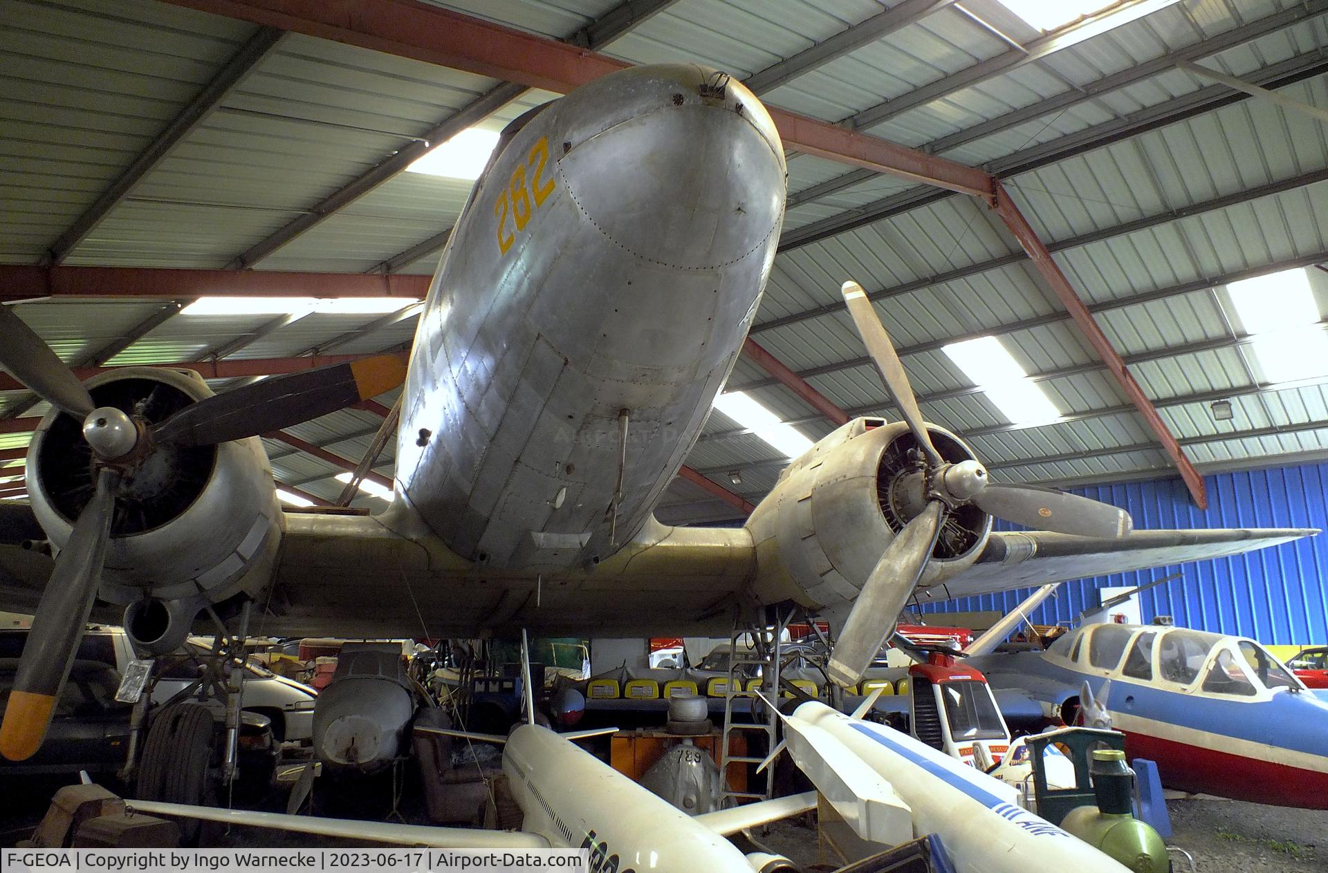 F-GEOA, 1945 Douglas C-47B C/N 32752, Douglas C-47B Skytrain at the Musee de l'Epopee de l'Industrie et de l'Aeronautique, Albert