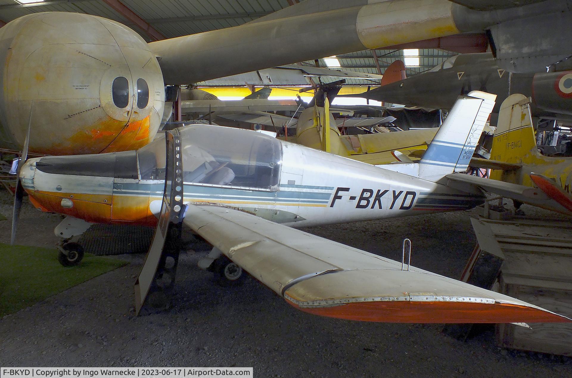 F-BKYD, 1962 Morane-Saulnier MS-880B Rallye Club C/N 289, Morane-Saulnier MS.880B Rallye Club at the Musee de l'Epopee de l'Industrie et de l'Aeronautique, Albert