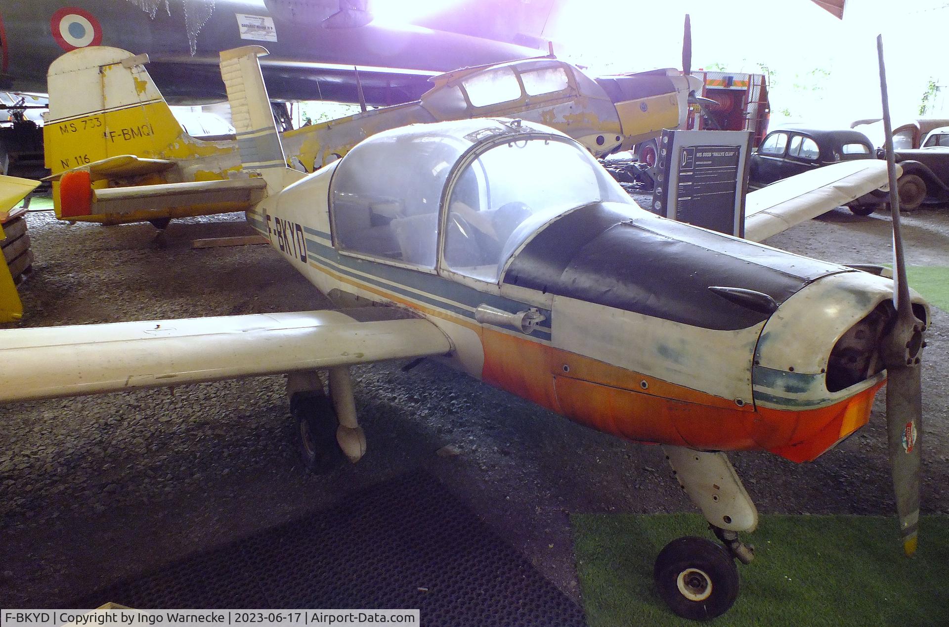 F-BKYD, 1962 Morane-Saulnier MS-880B Rallye Club C/N 289, Morane-Saulnier MS.880B Rallye Club at the Musee de l'Epopee de l'Industrie et de l'Aeronautique, Albert