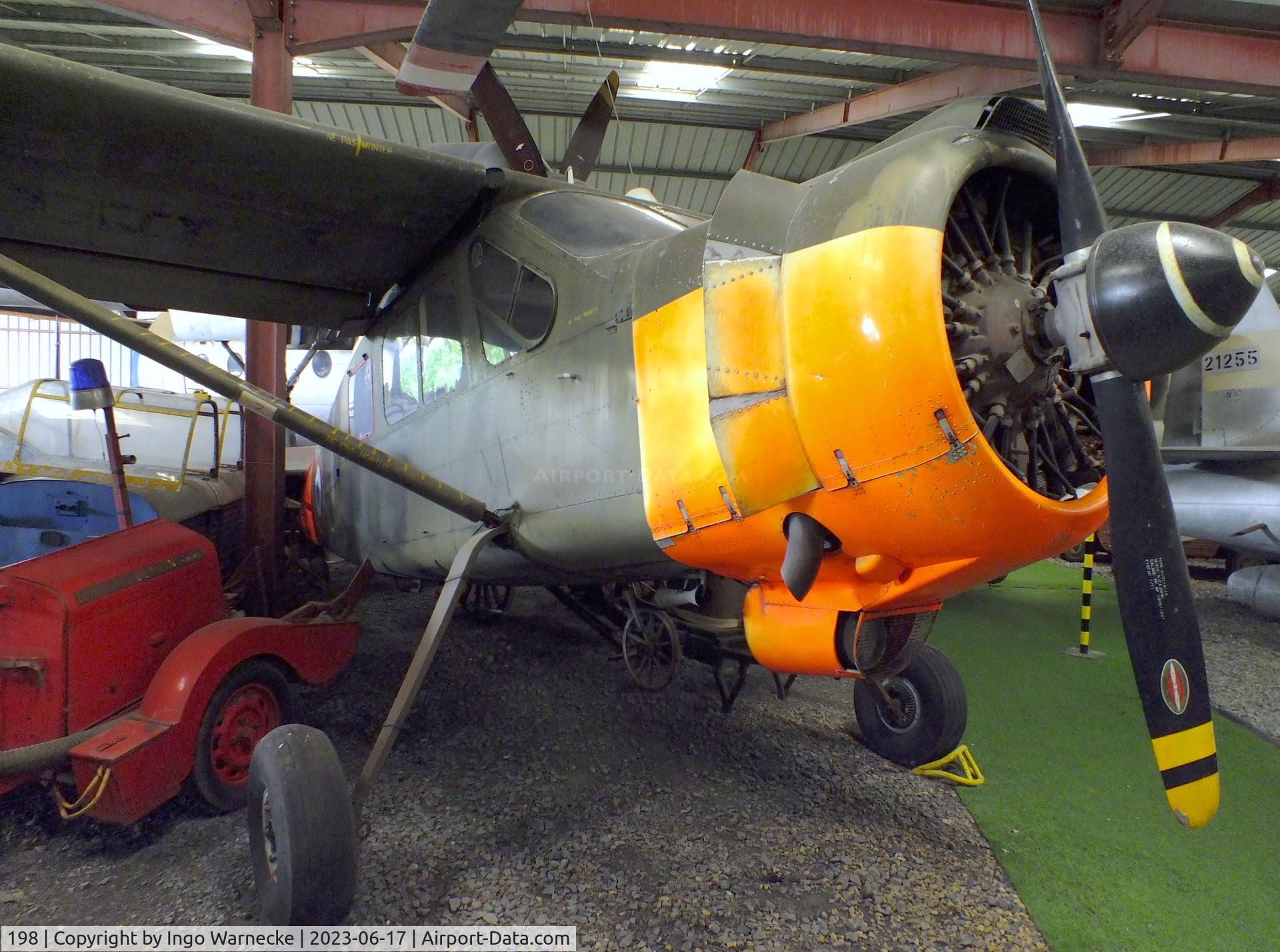 198, Max Holste MH.1521M Broussard C/N 198, Max Holste MH.1521M Broussard at the Musee de l'Epopee de l'Industrie et de l'Aeronautique, Albert