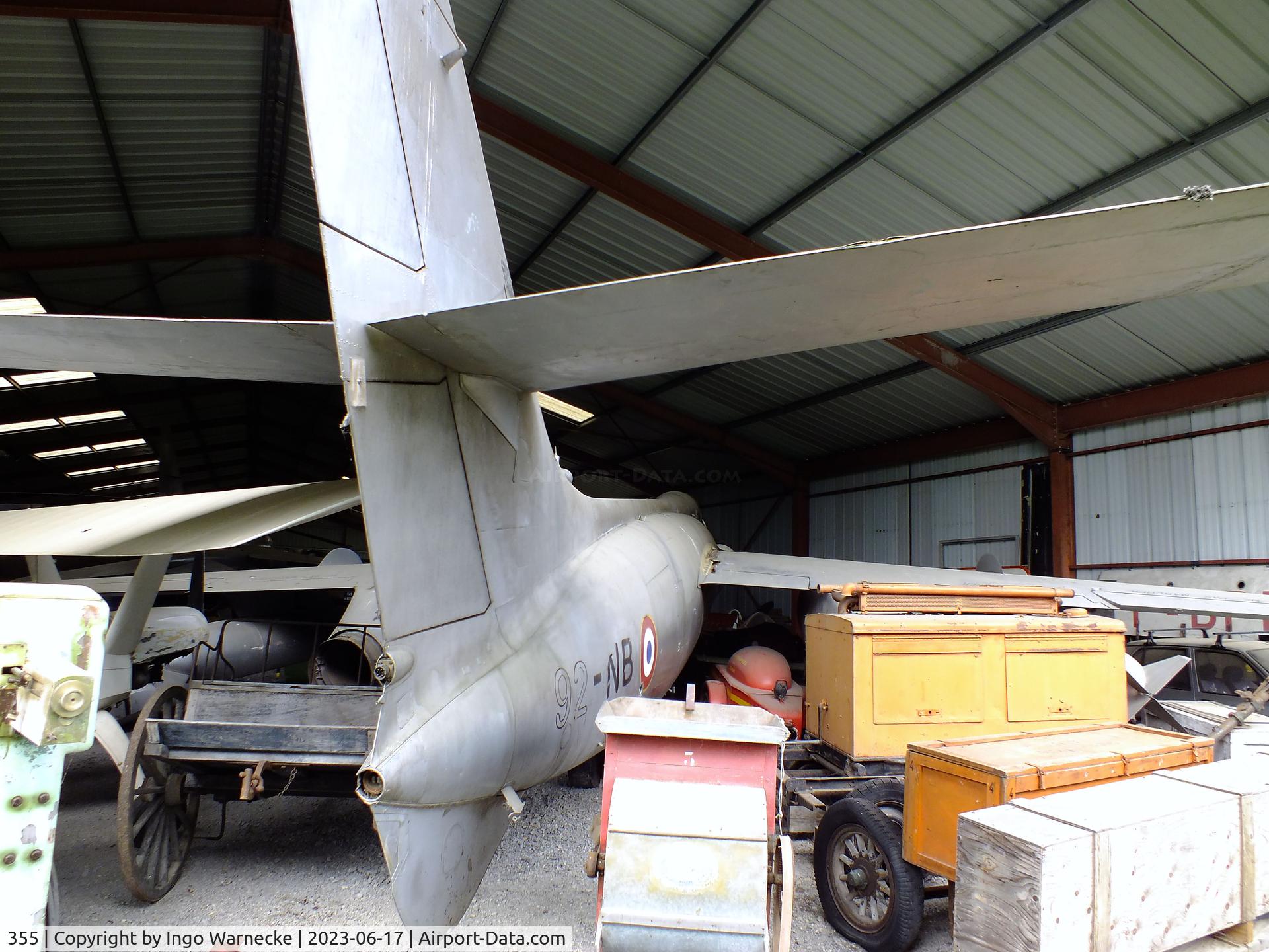 355, Sud Aviation SO.4050 Vautour IIN C/N 125, Sud-Ouest SO.4050 Vautour II N at the Musee de l'Epopee de l'Industrie et de l'Aeronautique, Albert