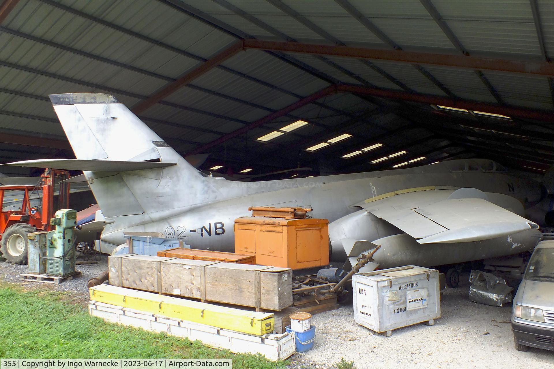 355, Sud Aviation SO.4050 Vautour IIN C/N 125, Sud-Ouest SO.4050 Vautour II N at the Musee de l'Epopee de l'Industrie et de l'Aeronautique, Albert