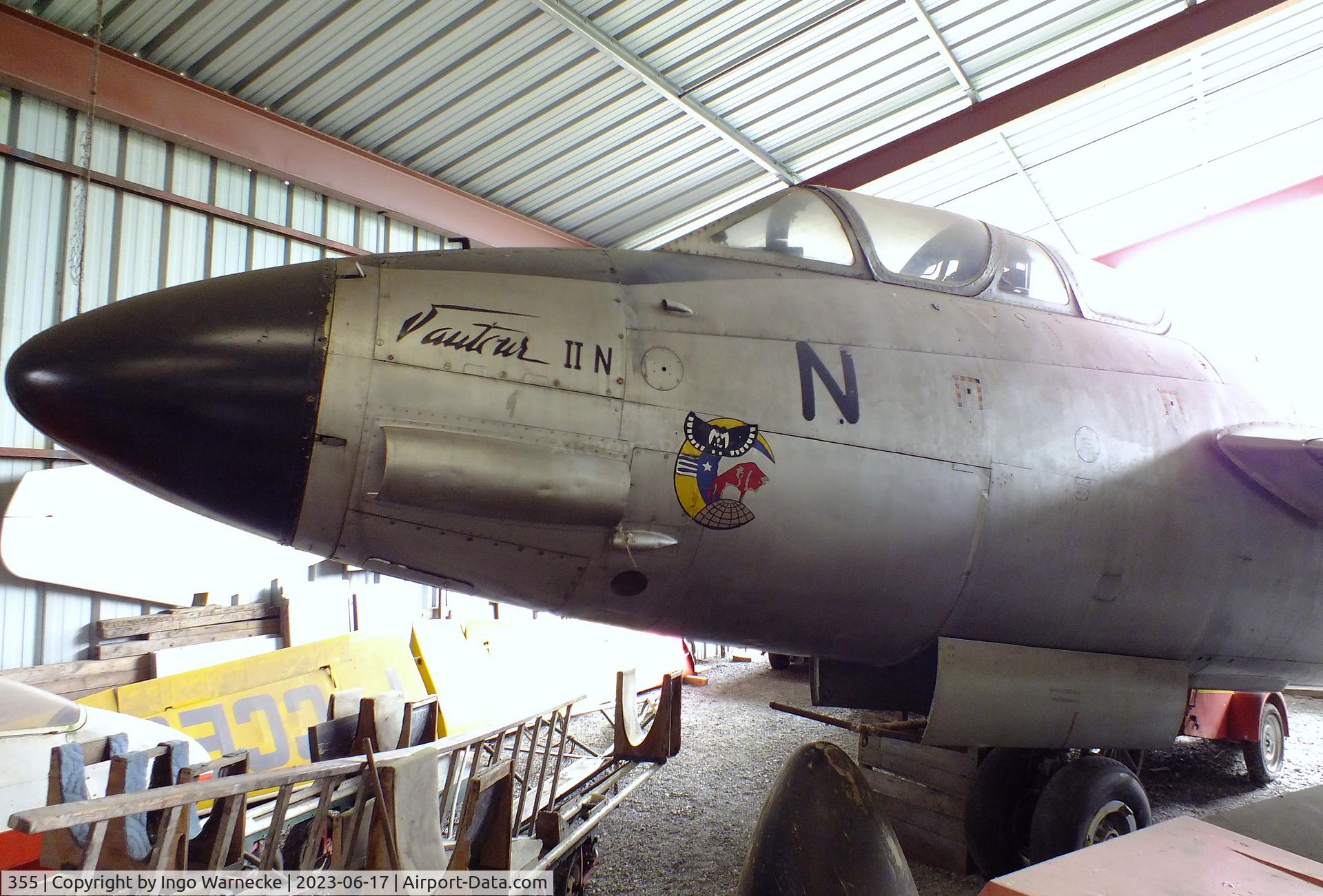 355, Sud Aviation SO.4050 Vautour IIN C/N 125, Sud-Ouest SO.4050 Vautour II N at the Musee de l'Epopee de l'Industrie et de l'Aeronautique, Albert