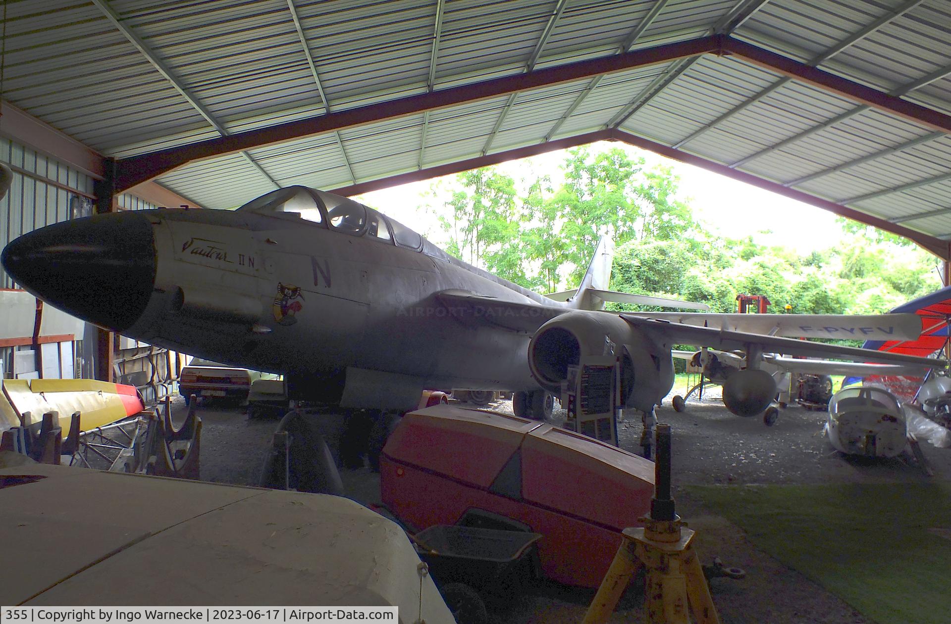 355, Sud Aviation SO.4050 Vautour IIN C/N 125, Sud-Ouest SO.4050 Vautour II N at the Musee de l'Epopee de l'Industrie et de l'Aeronautique, Albert