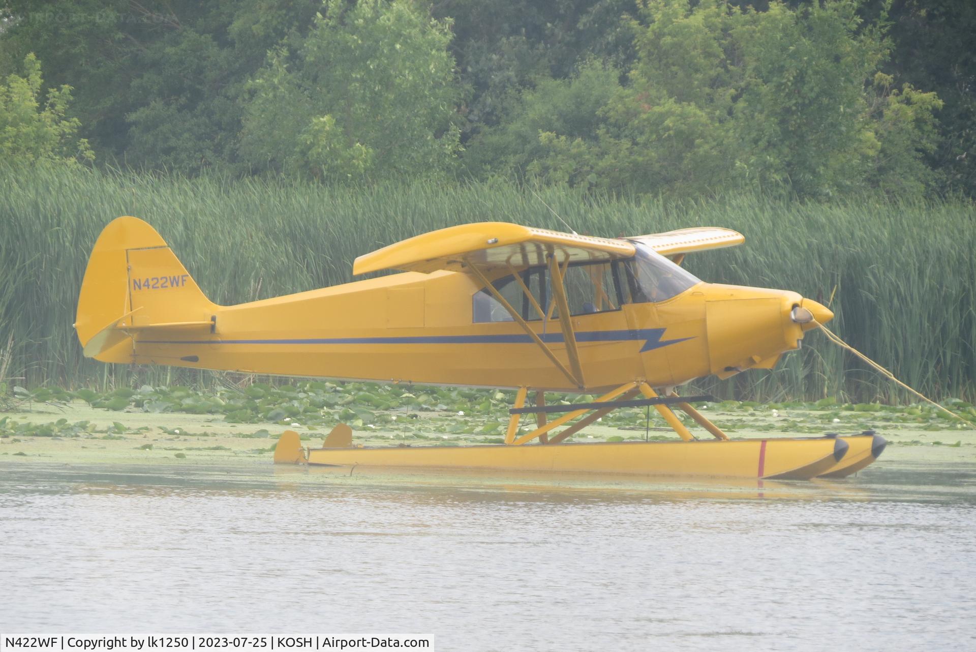 N422WF, 1946 Piper PA-12 Super Cruiser C/N 12-2520, This Piper PA12 was at the Oshkosh Seaplane Base on Lake Winnebago.
