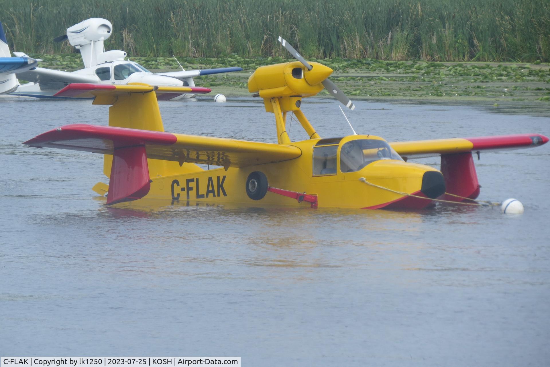 C-FLAK, 1977 Thurston TSC-1A2 C/N 037, This Thurston TSC-1 Teal was at the Oshkosh Seaplane Base during EAA Air Venture 2023