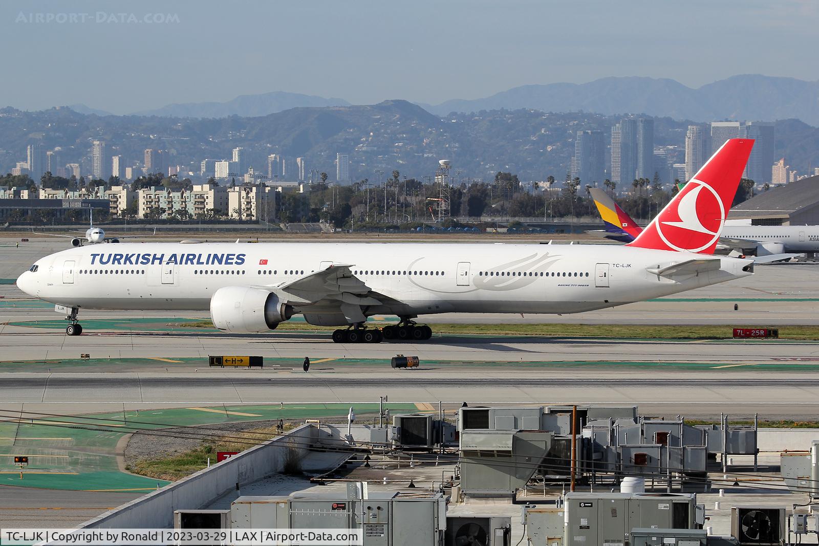 TC-LJK, 2017 Boeing 777-300/ER C/N 60402, at lax