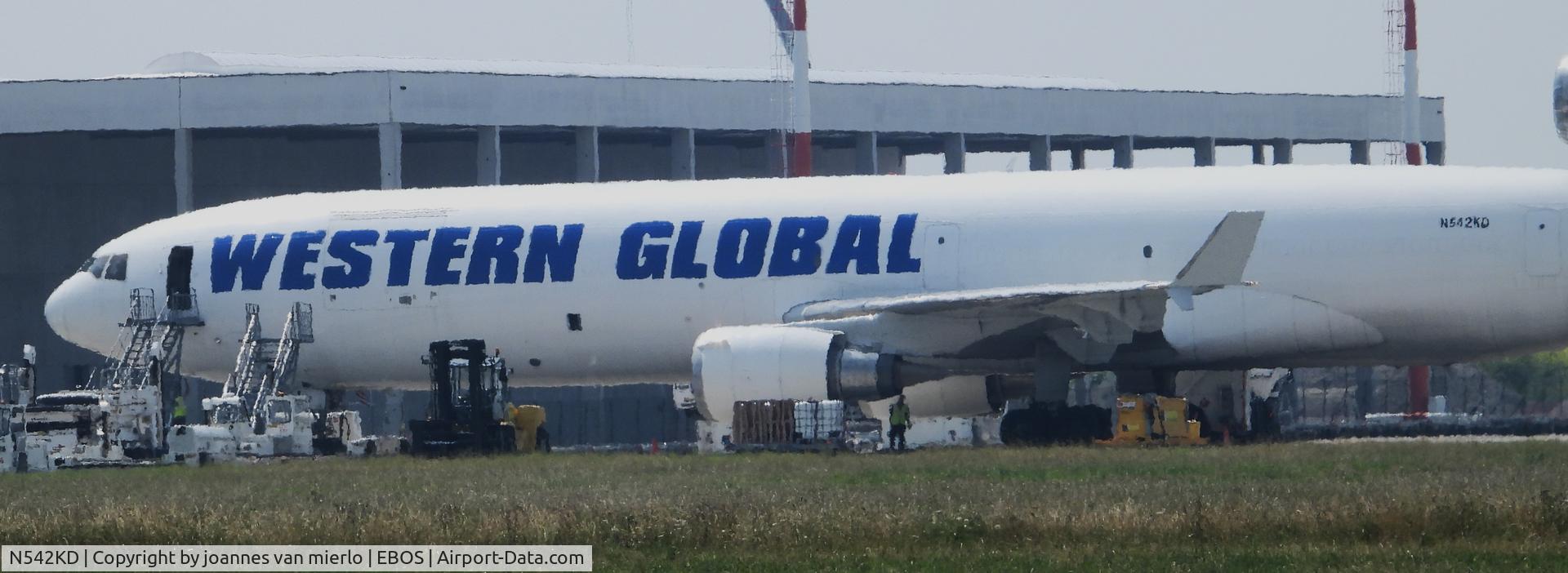 N542KD, McDonnell Douglas MD-11 C/N 48542, Ostend