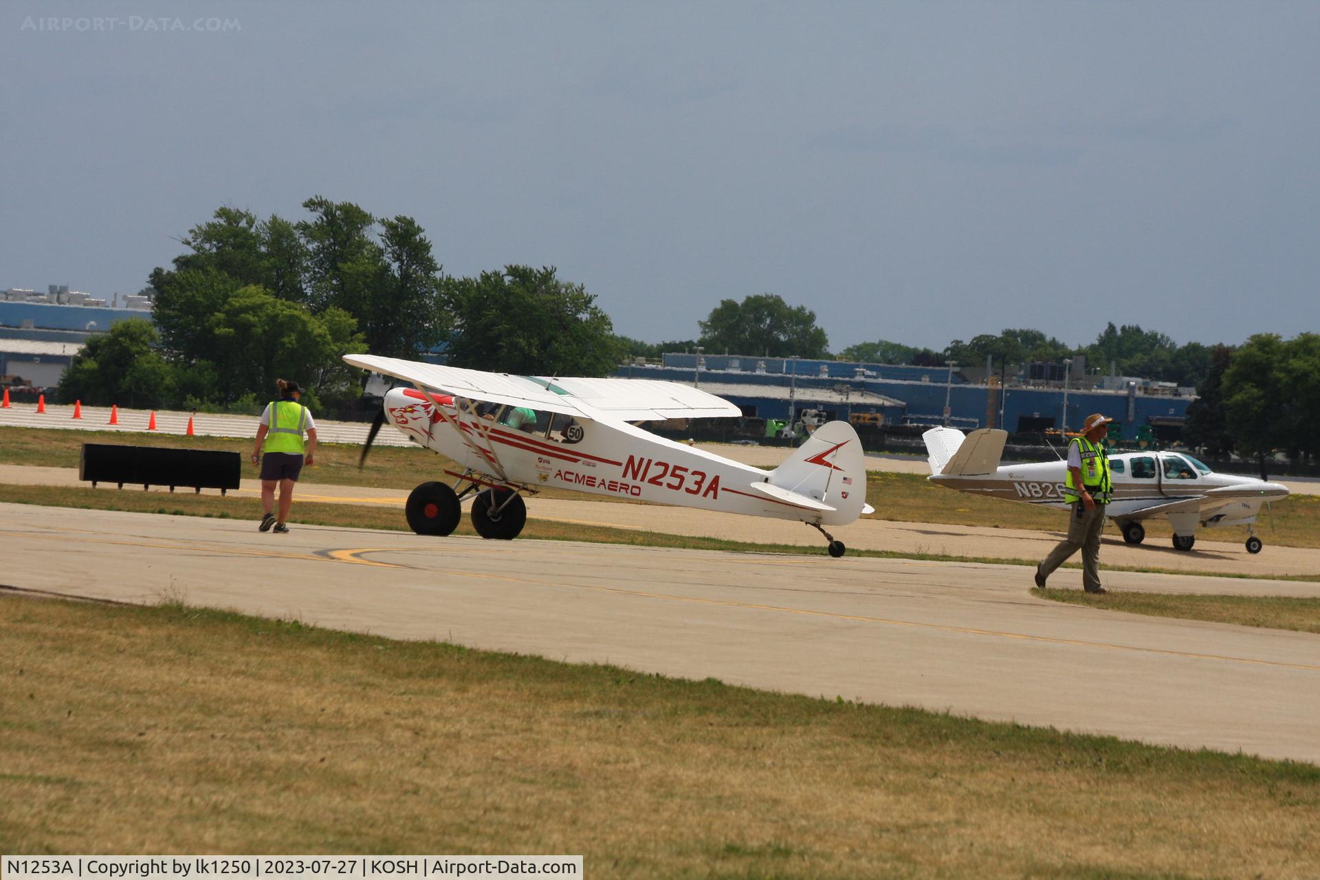 N1253A, 1951 Piper PA-18-125 Super Cub C/N 18-1049, This Piper PA-18 Super Cub was at EAA Air Venture 2023