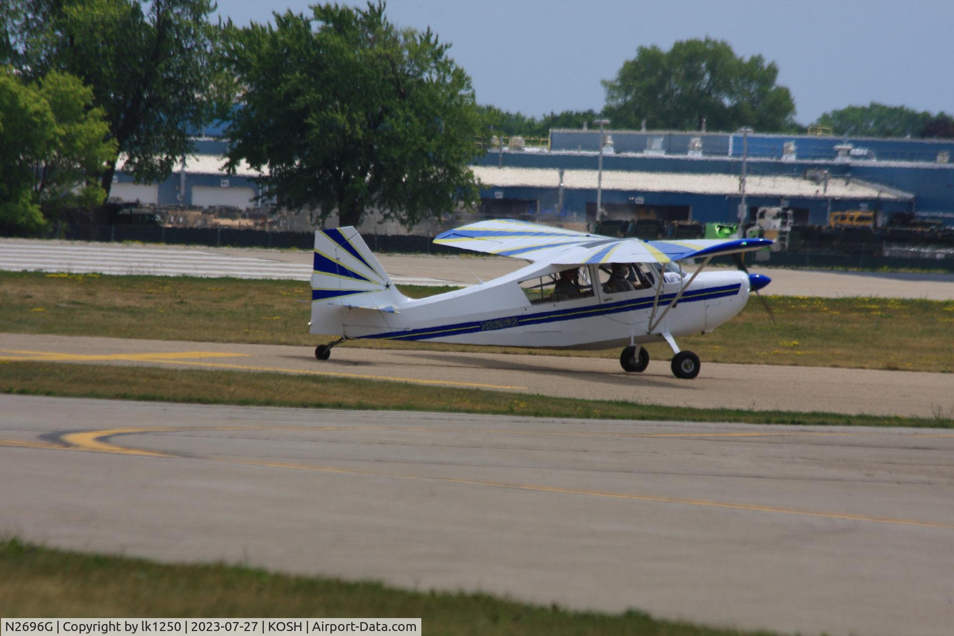 N2696G, 1967 Champion 7ECA Citabria C/N 325, This Bellanca Citabria was at EAA Air Venture 2023
