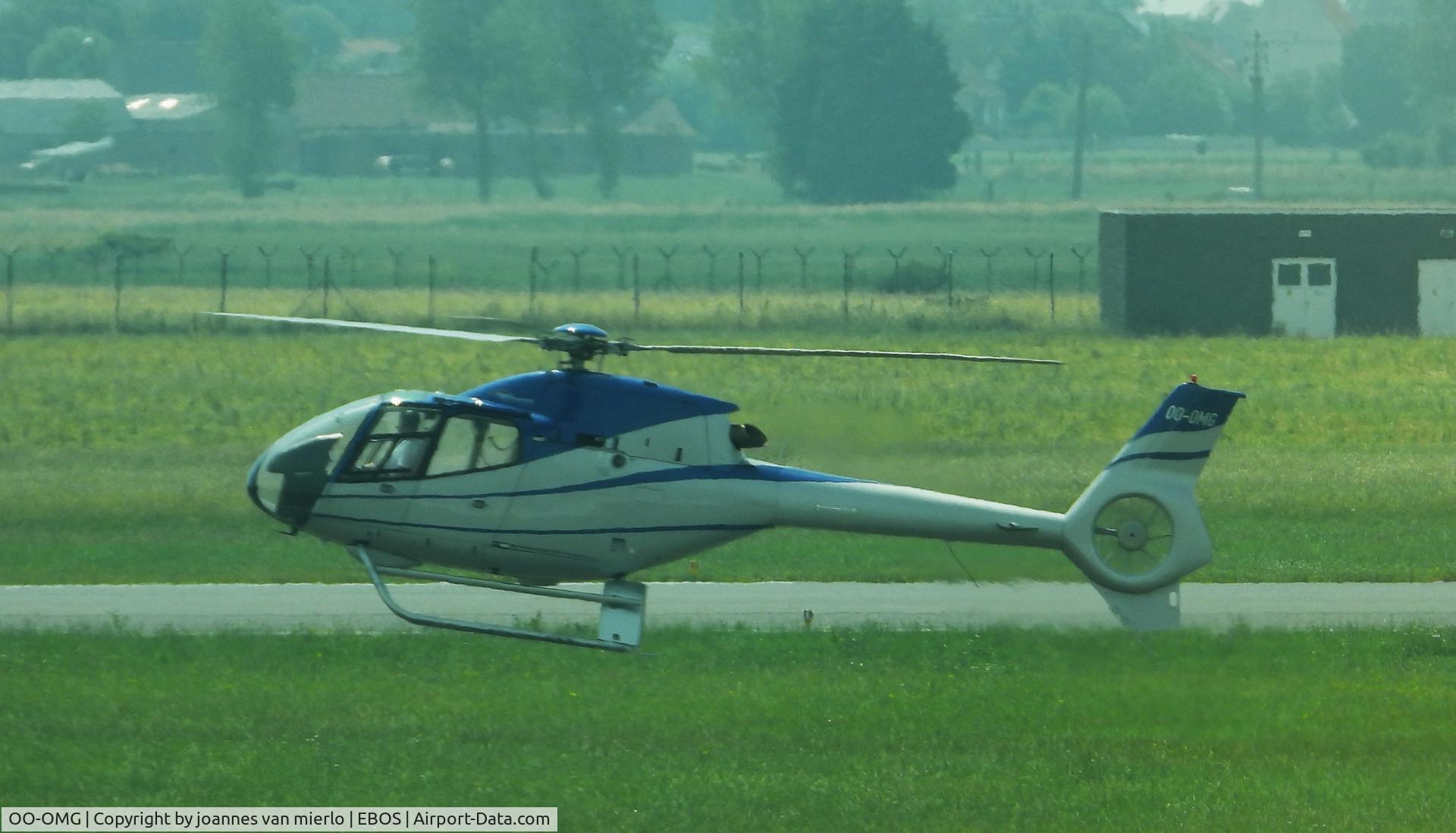 OO-OMG, 1999 Eurocopter EC-120B Colibri C/N 1077, Ostend