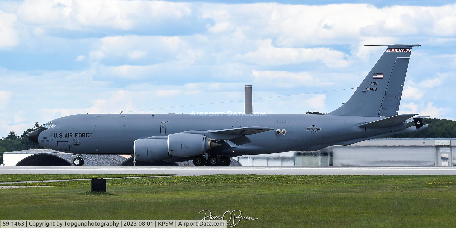 59-1463, 1959 Boeing KC-135R Stratotanker C/N 17951, ADVICE54 taking the active to head south for CAP duty