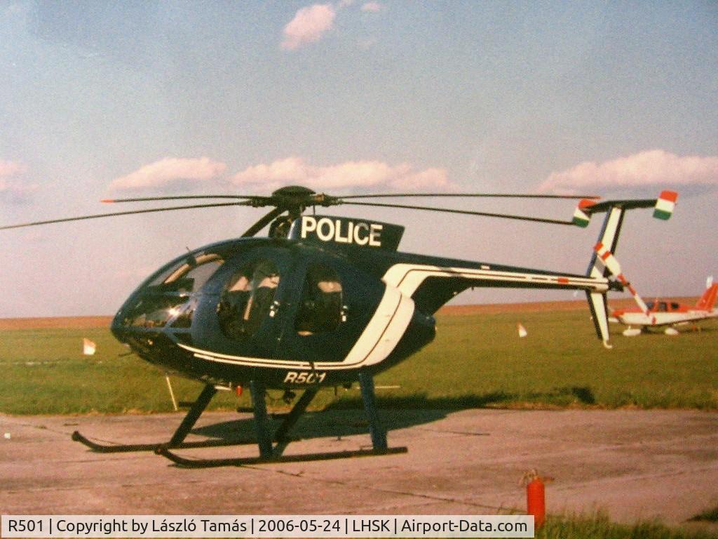 R501, 1989 McDonnell Douglas MD-500E (369E) C/N 0367E, MD-500E Police helicopter
