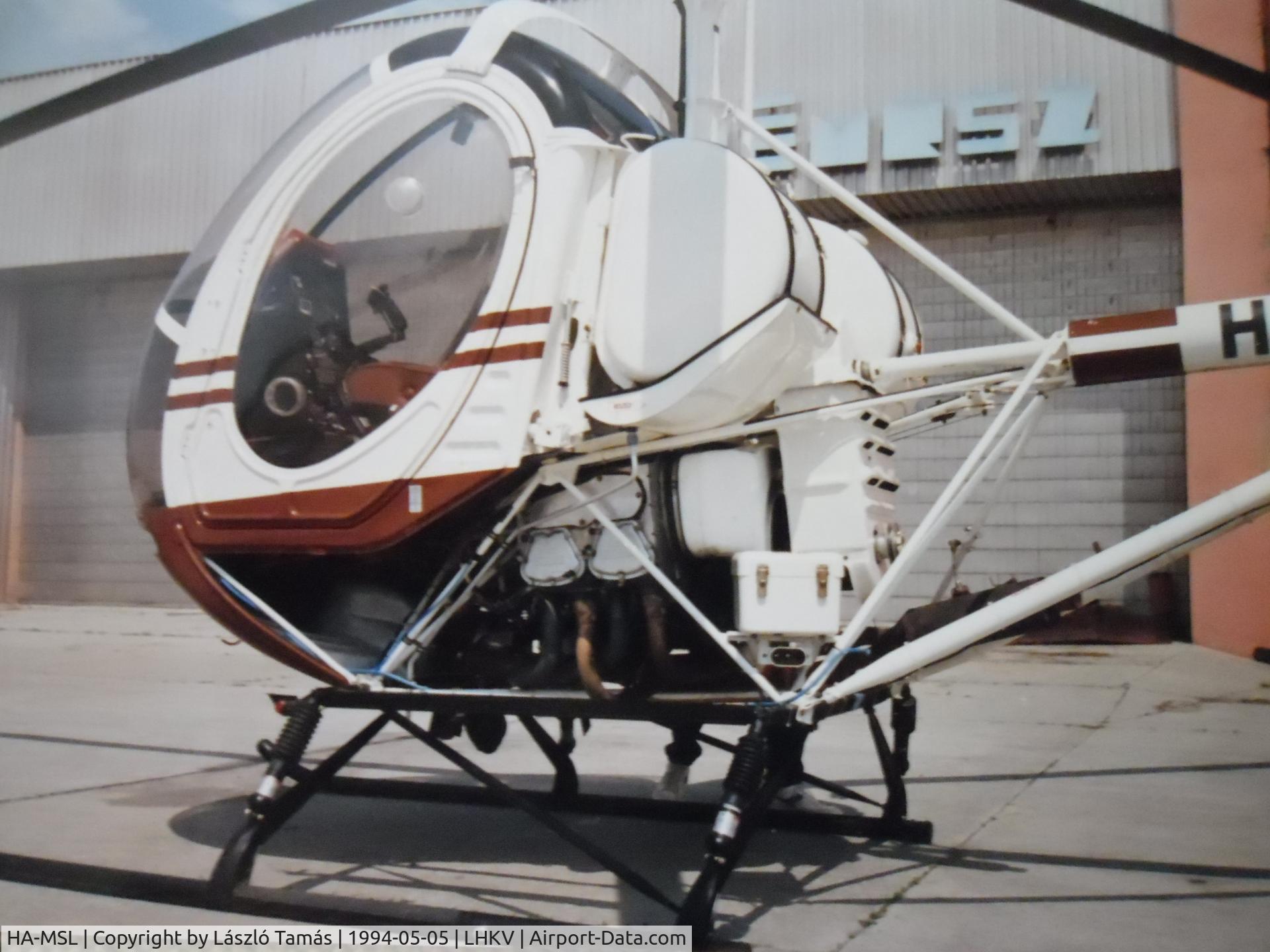 HA-MSL, 1980 Hughes 269C C/N 30-0890, Schweizer 300 at Kaposújlak airfiled