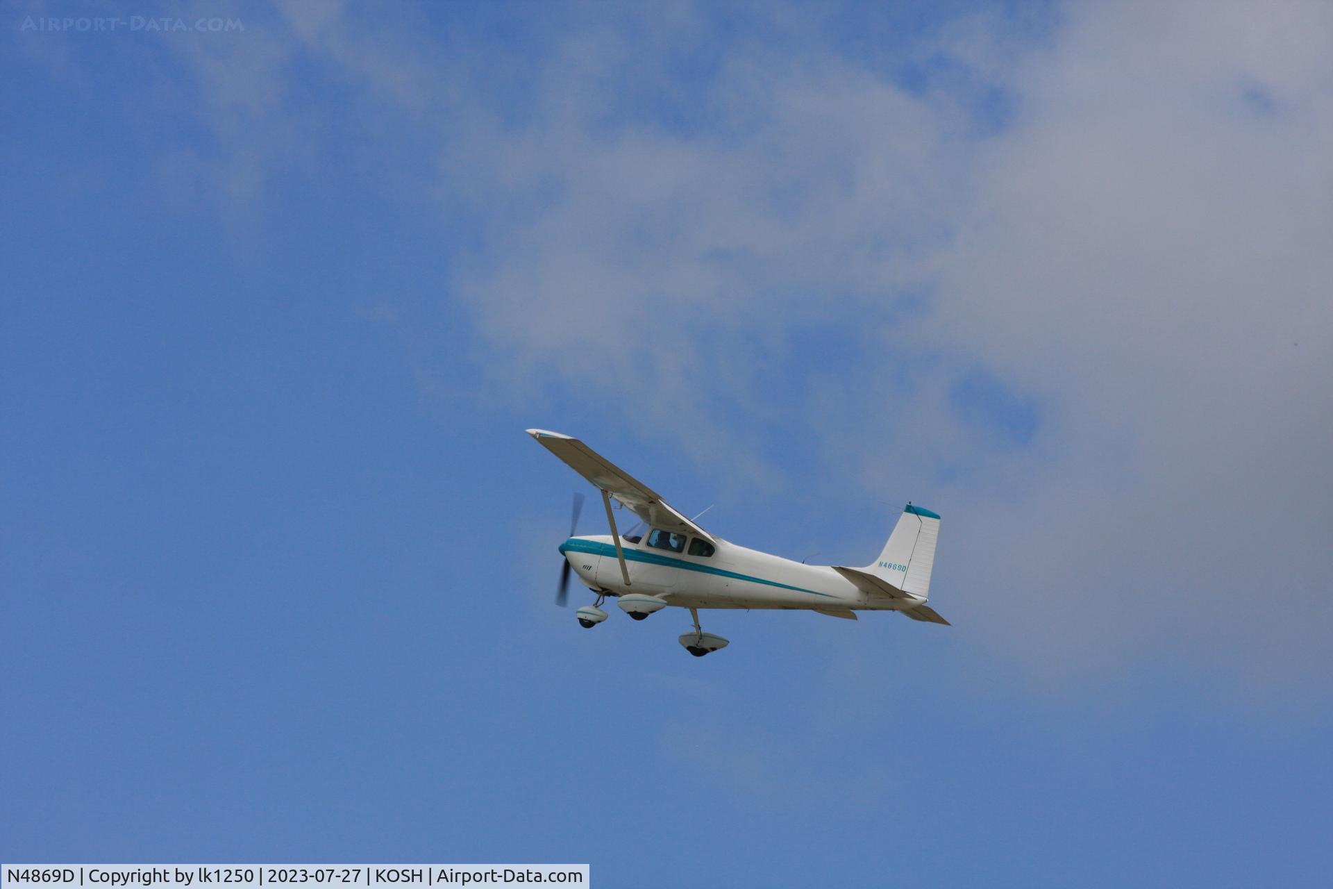 N4869D, 1958 Cessna 182A Skylane C/N 34969, This Cessna 182A arrived at EAA Air Venture 2023
