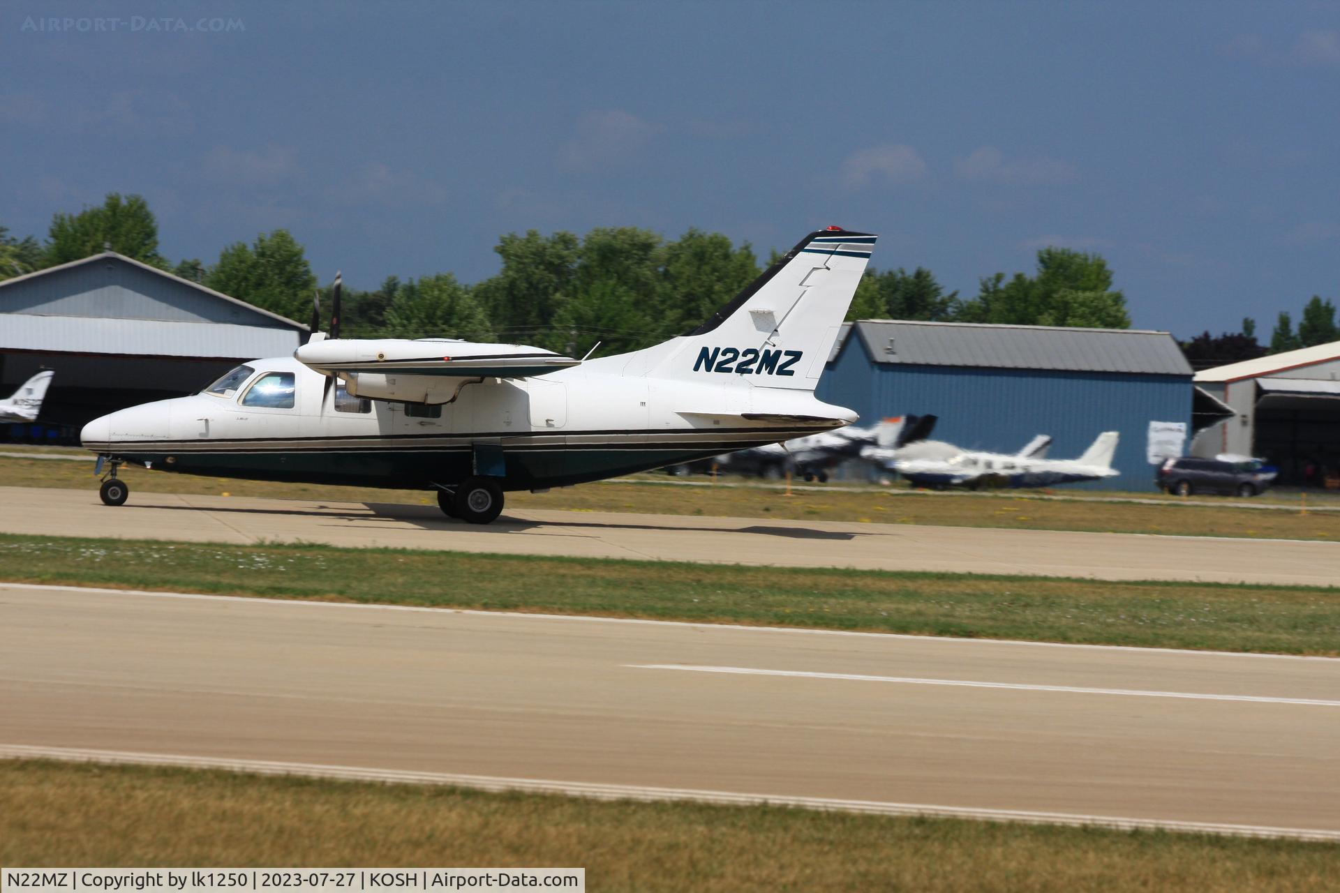 N22MZ, Mitsubishi MU-2B-20 C/N 158, This Mitsubishi MU-2 was at EAA Air Venture 2023