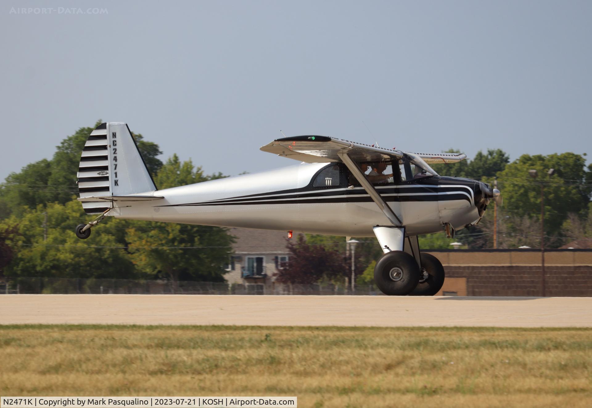 N2471K, 1947 Luscombe 8E Silvaire C/N 5198, Luscombe 8E