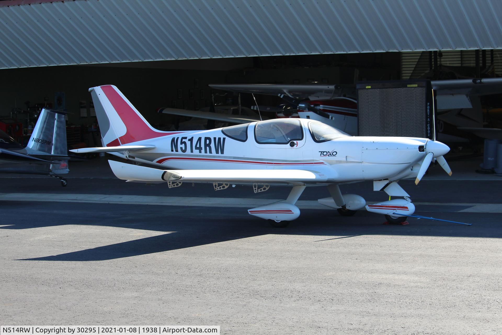 N514RW, 2008 Composite Aeronautic Group TOXO SLSA C/N TX-002, Parked