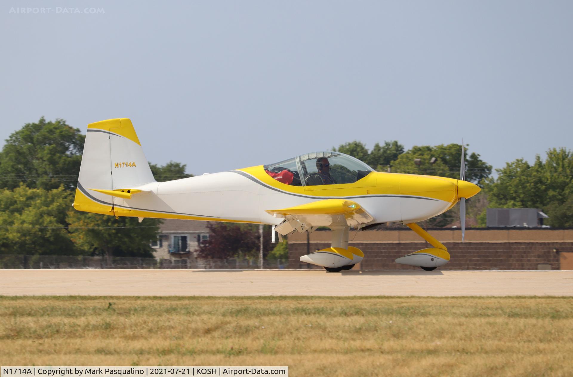 N1714A, 2018 Vans RV-14A C/N 140318, Vans RV-14A