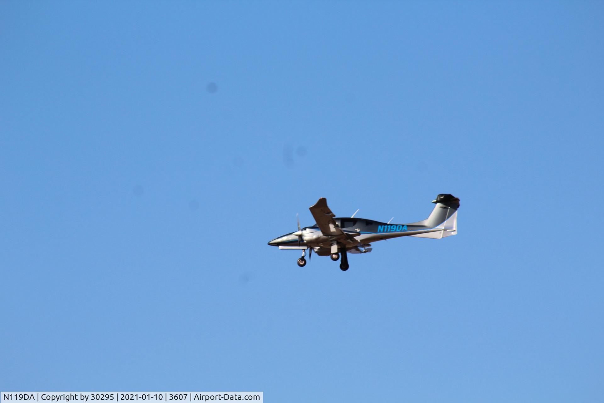 N119DA, 2020 Diamond DA-62 C/N 62.C029, Inbound