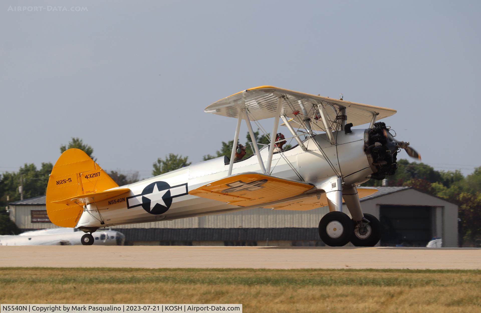 N5540N, 1943 Boeing E75N1 C/N 75-8391, Stearman
