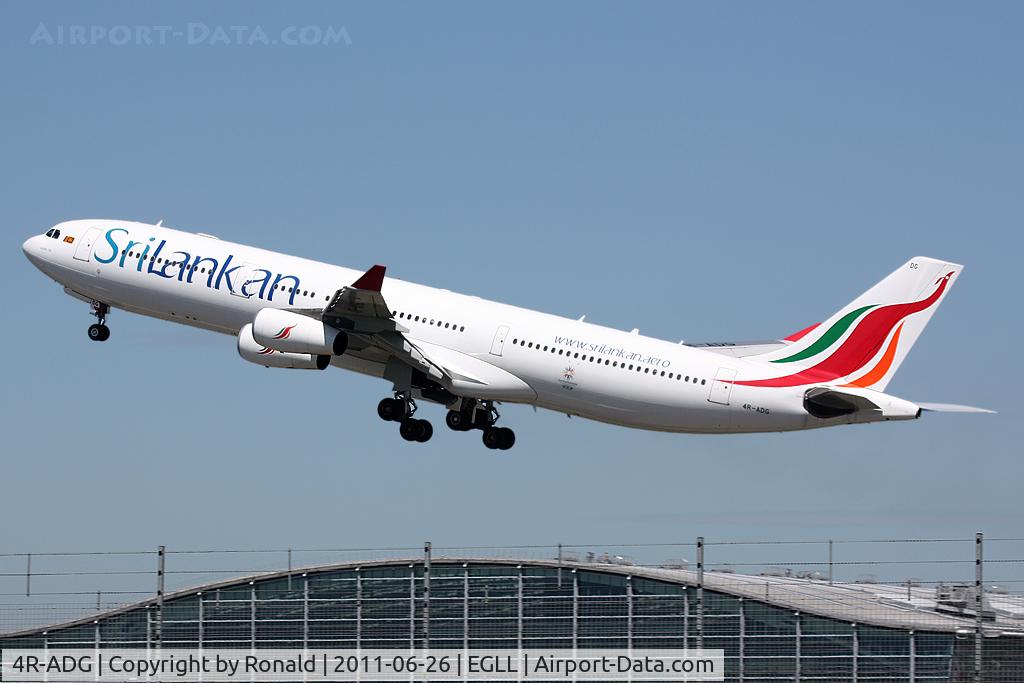 4R-ADG, 2000 Airbus A340-313X C/N 381, at lhr