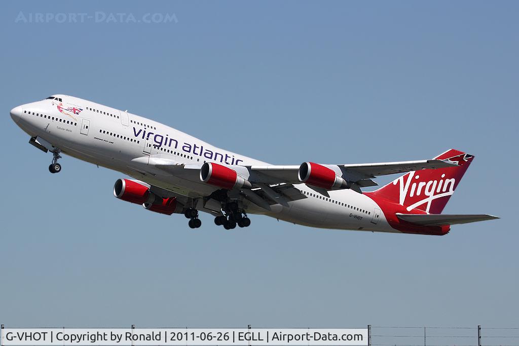 G-VHOT, 1994 Boeing 747-4Q8 C/N 26326, at lhr
