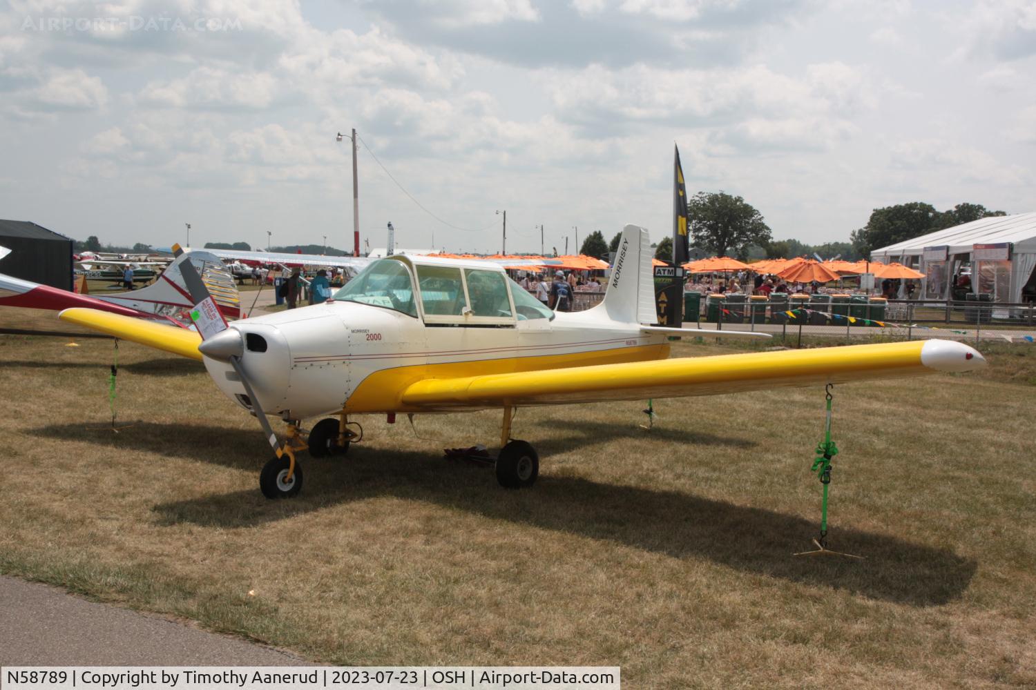 N58789, 1956 Morrisey 2000C C/N 1A, 1956 Morrisey 2000C, c/n: 1A, AirVenture 2023
