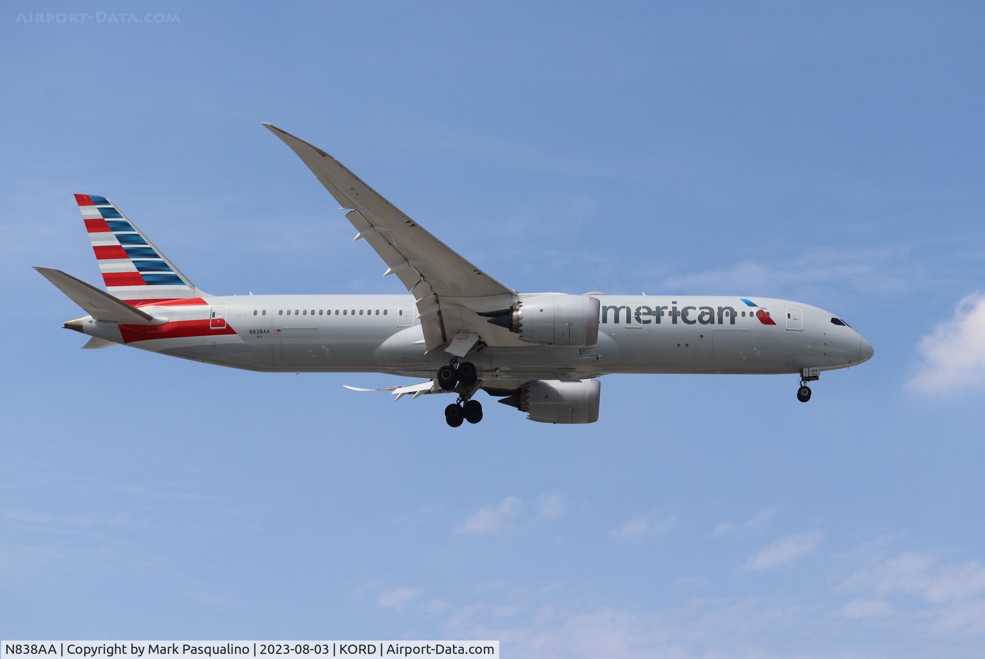 N838AA, 2018 Boeing 787-9 Dreamliner C/N 40659, Boeing 787-9