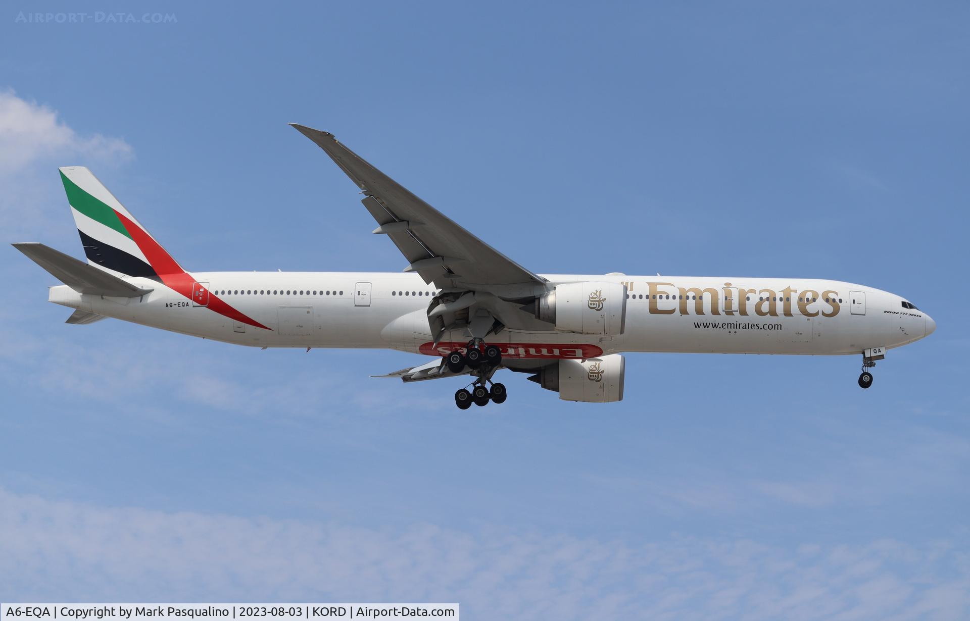 A6-EQA, 2017 Boeing 777-31H/ER C/N 42346, Boeing 777-31H/ER