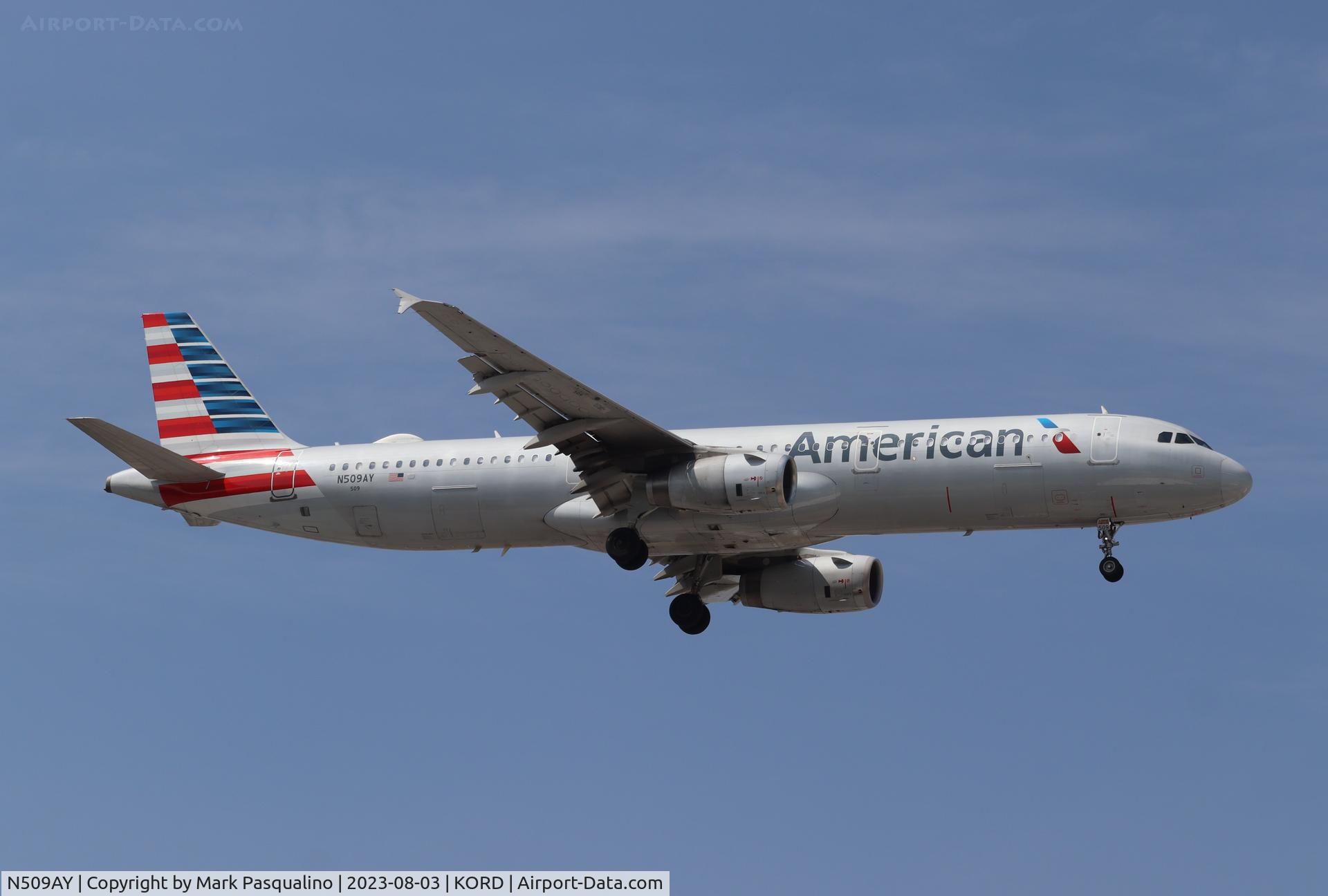 N509AY, 2009 Airbus A321-231 C/N 3796, Airbus A321-231