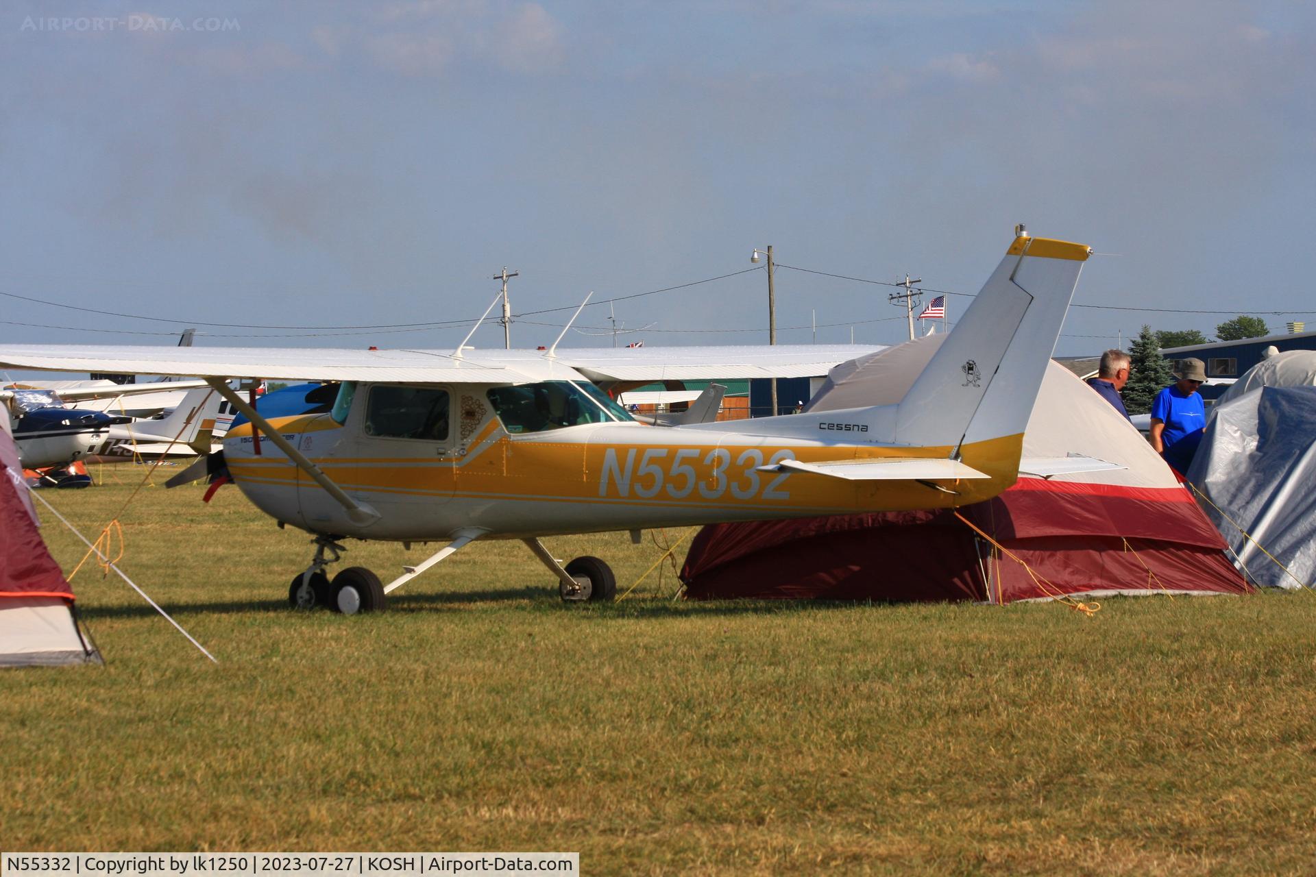 N55332, 1975 Cessna 150M C/N 150-76850, This Cessna 150M was at EAA Air Venture 2023