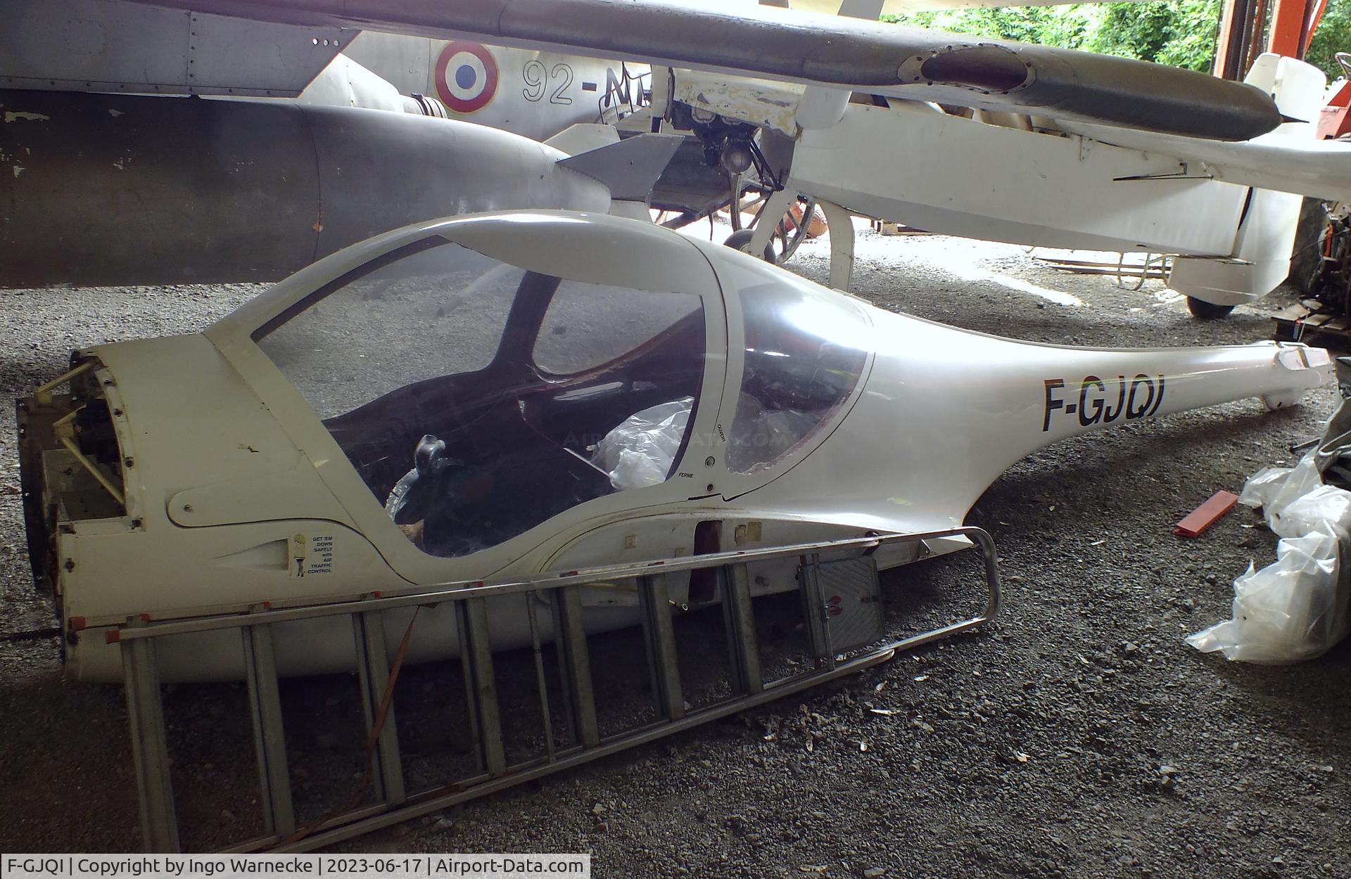 F-GJQI, Robin ATL C/N 133, Robin ATL (minus engine, wings/tailplanes/undercarriage dismounted, awaiting restoration) at the Musee de l'Epopee de l'Industrie et de l'Aeronautique, Albert