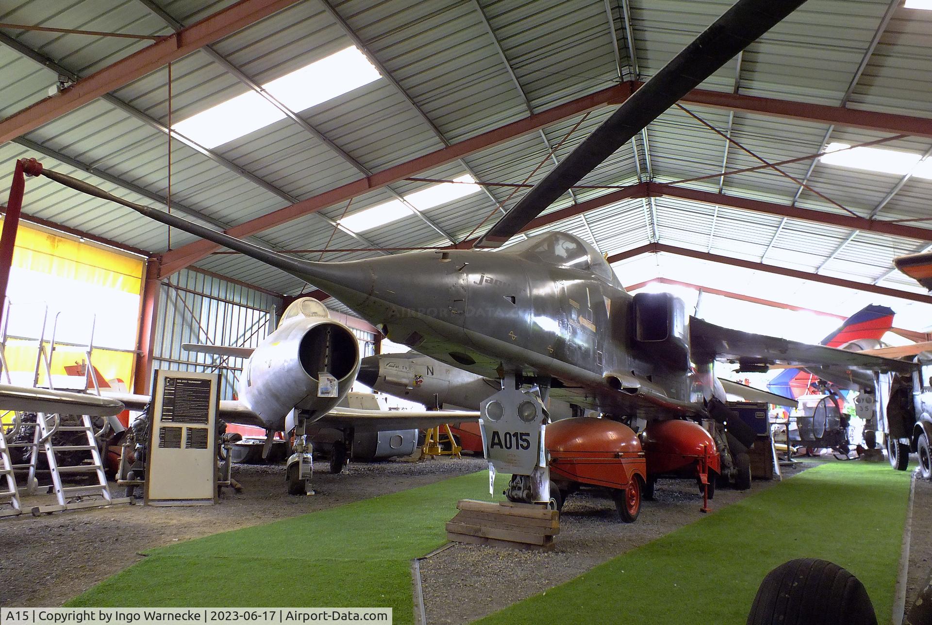 A15, Sepecat Jaguar A C/N A15, SEPECAT Jaguar A at the Musee de l'Epopee de l'Industrie et de l'Aeronautique, Albert