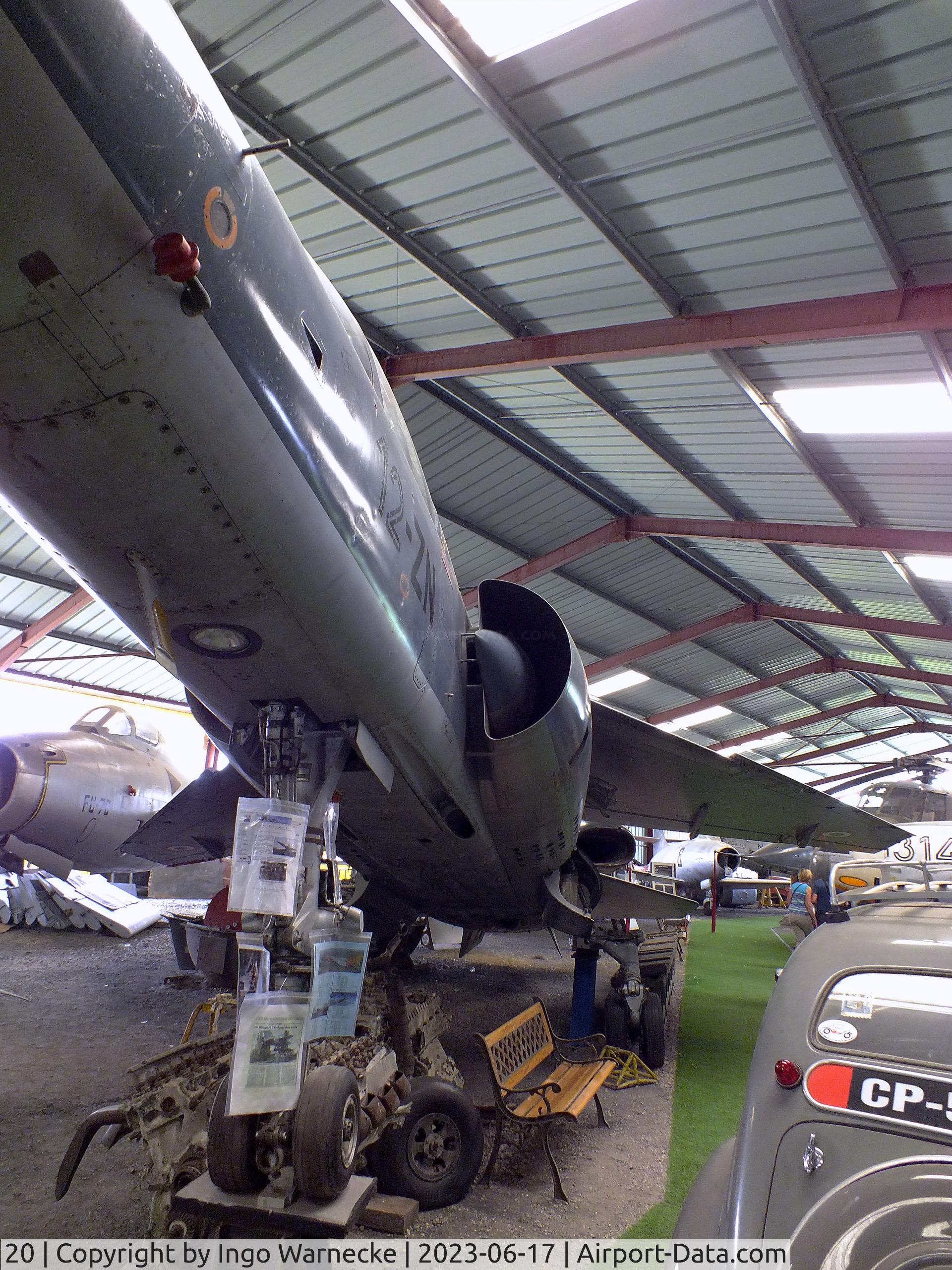 20, Dassault Mirage F.1C C/N 20, Dassault Mirage F.1C at the Musee de l'Epopee de l'Industrie et de l'Aeronautique, Albert