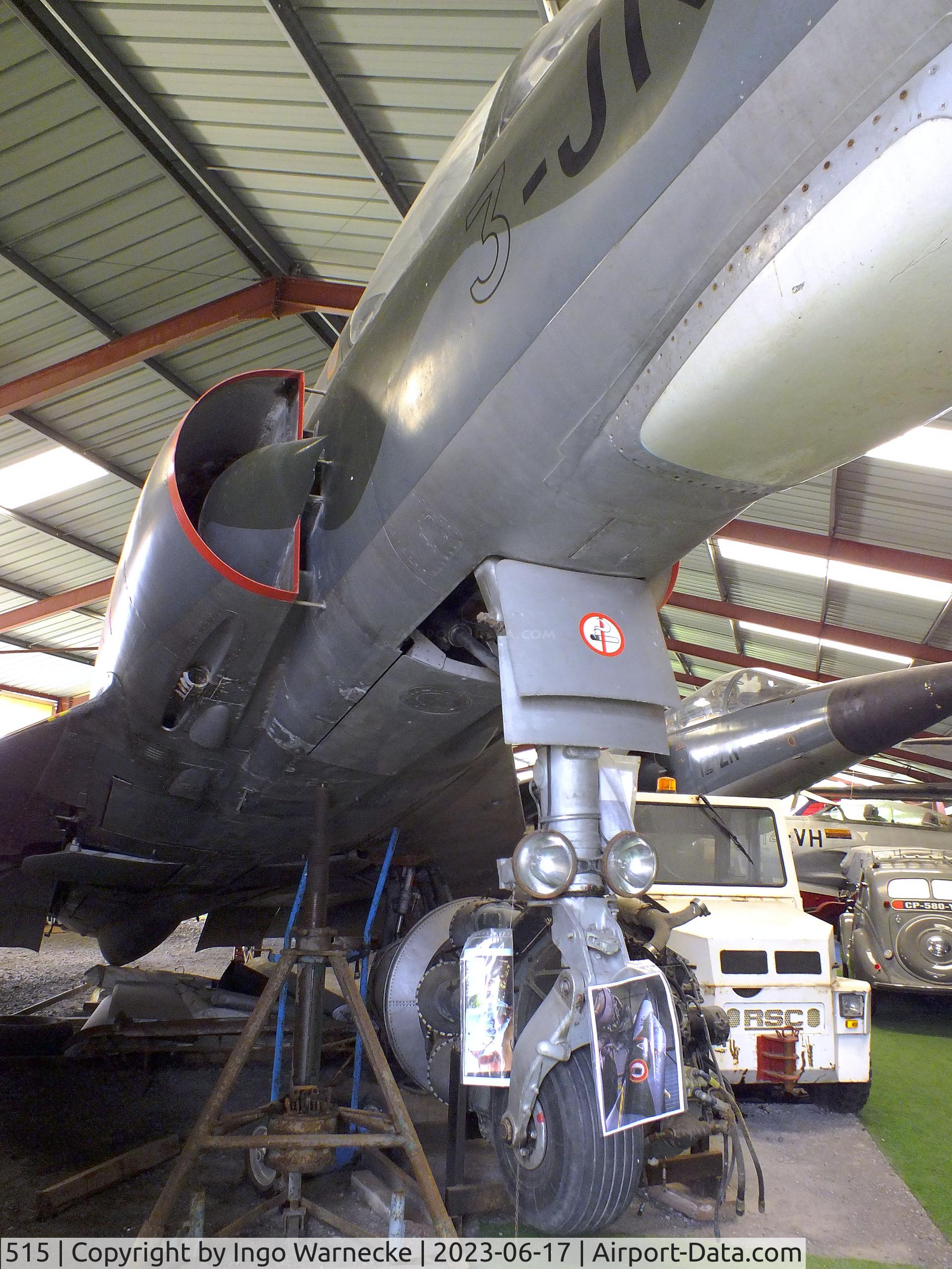 515, 1966 Dassault Mirage IIIE C/N 515, Dassault Mirage III E at the Musee de l'Epopee de l'Industrie et de l'Aeronautique, Albert