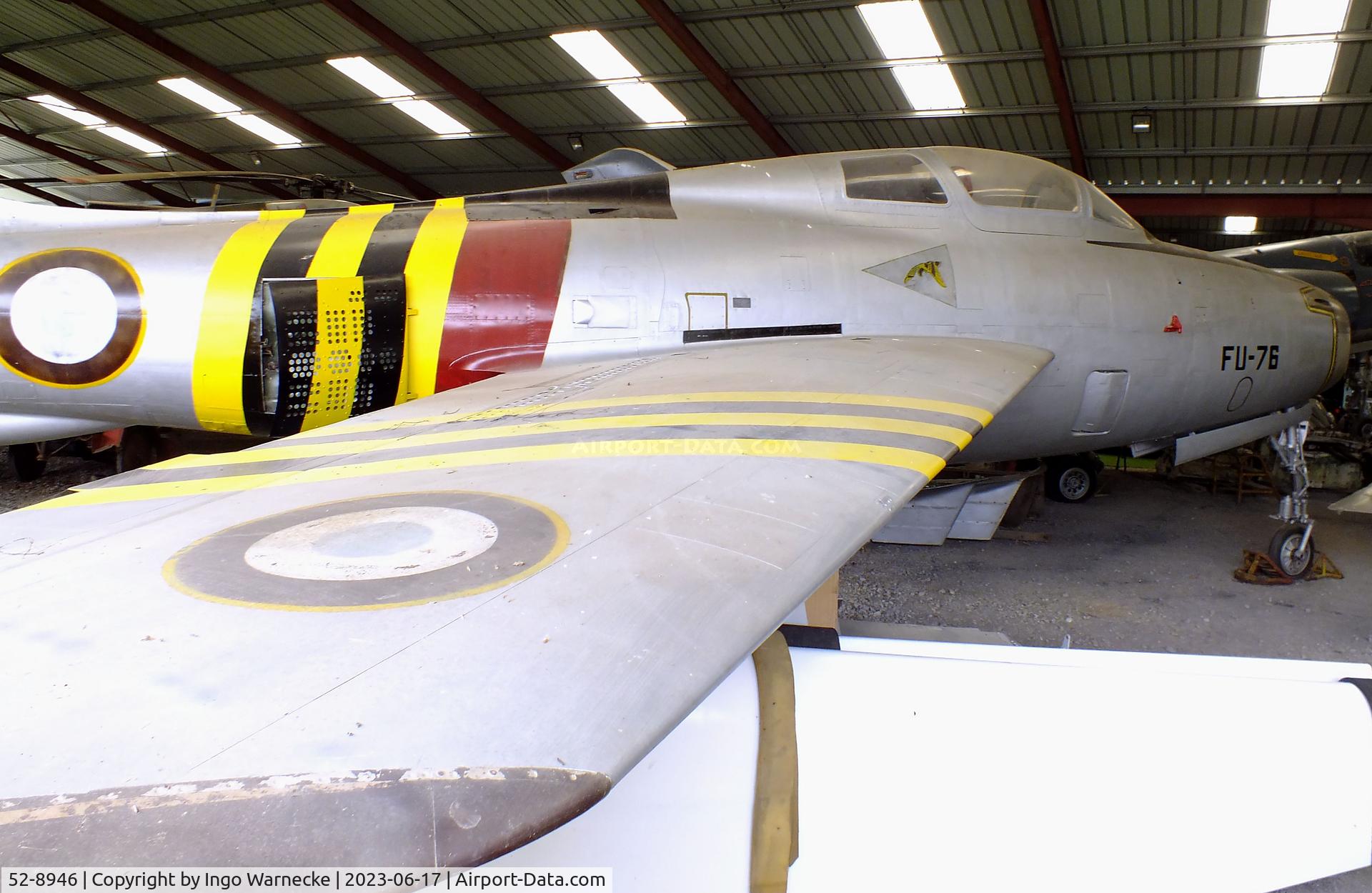 52-8946, 1952 Republic F-84F-61-RE Thunderstreak C/N 53-6536, Republic F-84F Thunderstreak at the Musee de l'Epopee de l'Industrie et de l'Aeronautique, Albert