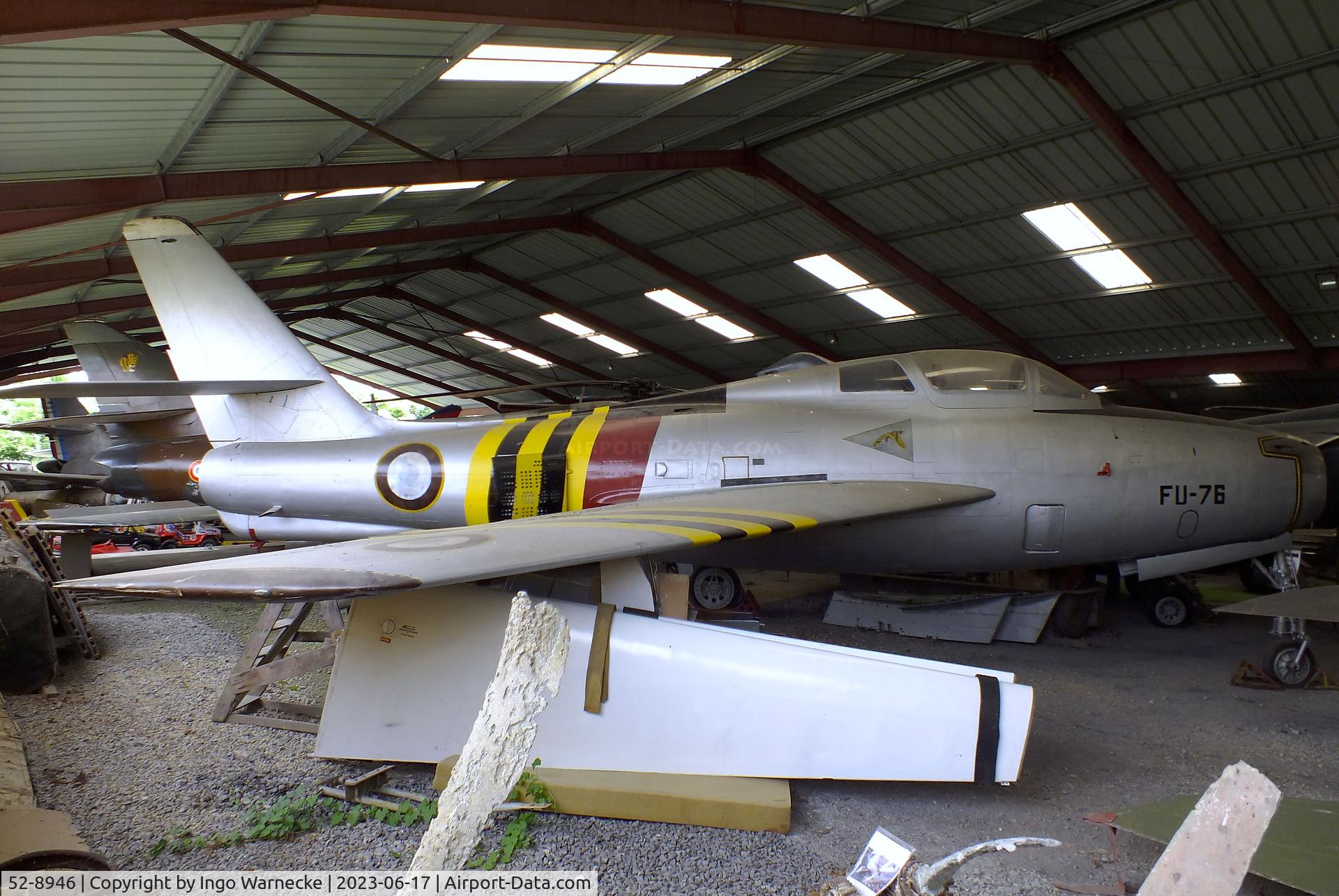52-8946, 1952 Republic F-84F-61-RE Thunderstreak C/N 53-6536, Republic F-84F Thunderstreak at the Musee de l'Epopee de l'Industrie et de l'Aeronautique, Albert