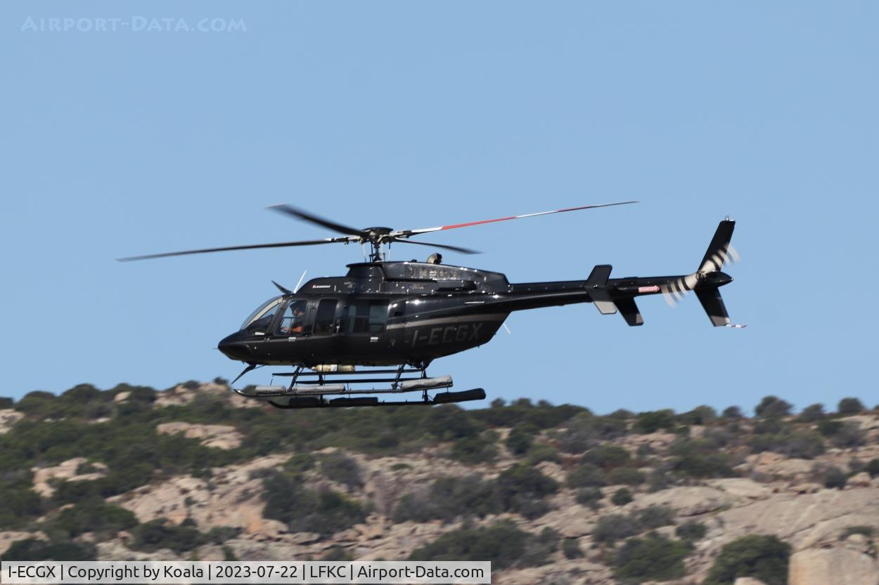 I-ECGX, 2014 Bell 407GX C/N 54557, Flying in...