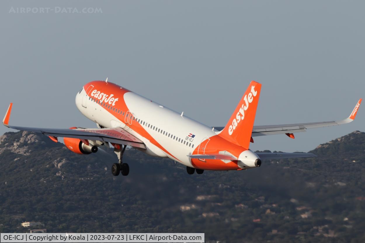 OE-ICJ, 2014 Airbus A320-214 C/N 6047, Departure to Lyon.