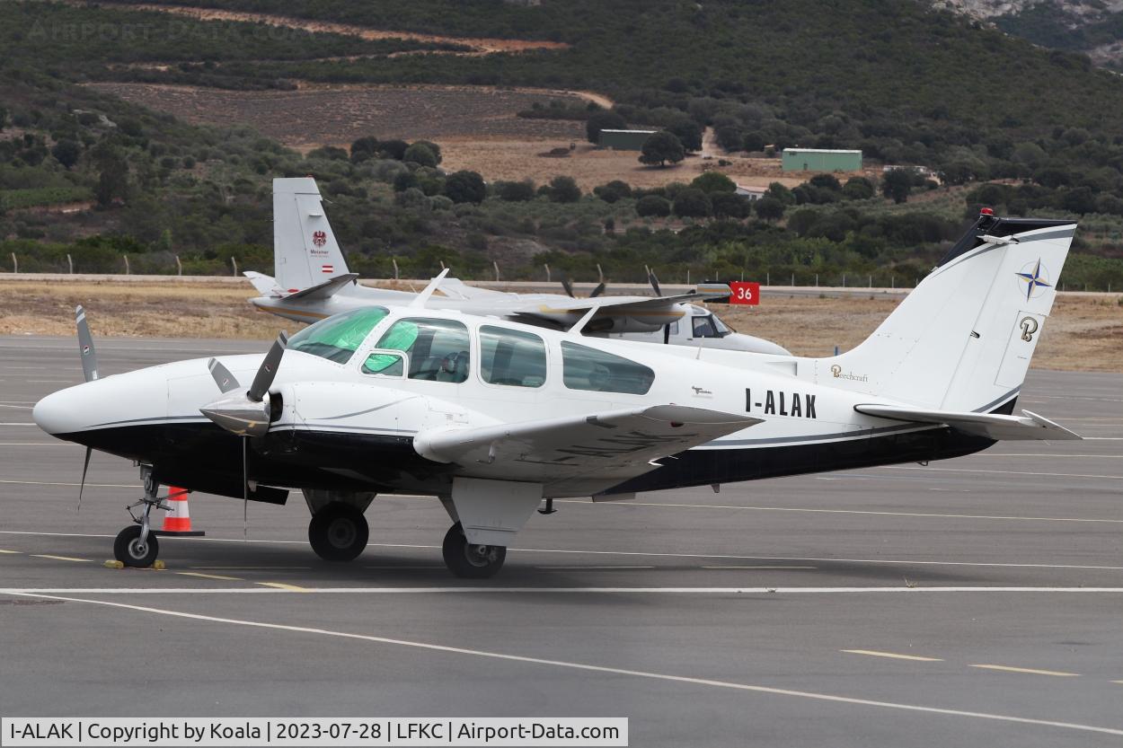 I-ALAK, 1969 Beechcraft BE95 C/N TC-1218, At the GAT.