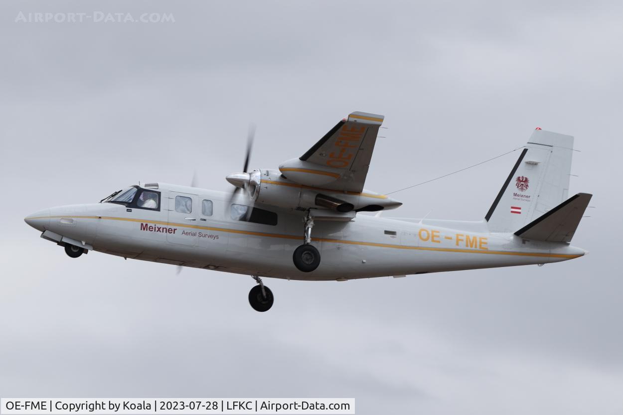 OE-FME, 1974 Rockwell 690A Turbo Commander Turbo Commander C/N 11173, Departure to Wiener Neustadt East Airport (QEW).