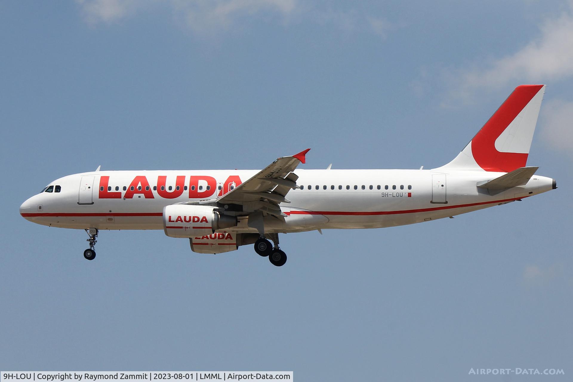 9H-LOU, 2007 Airbus A320-214 C/N 3132, A320 9H-LOU Lauda Europe