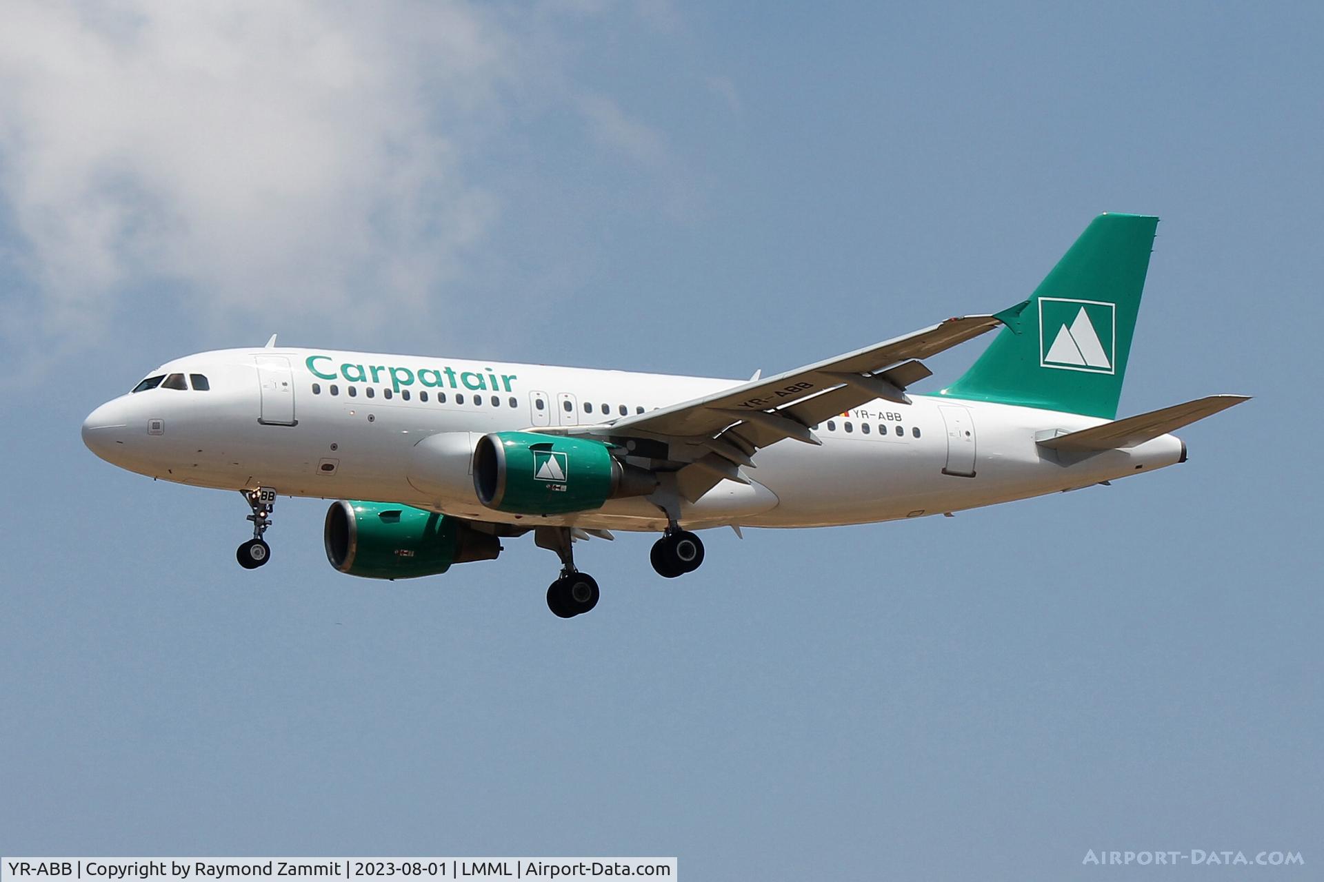 YR-ABB, 2009 Airbus A319-112 C/N 3818, A319 YR-ABB Carpatair