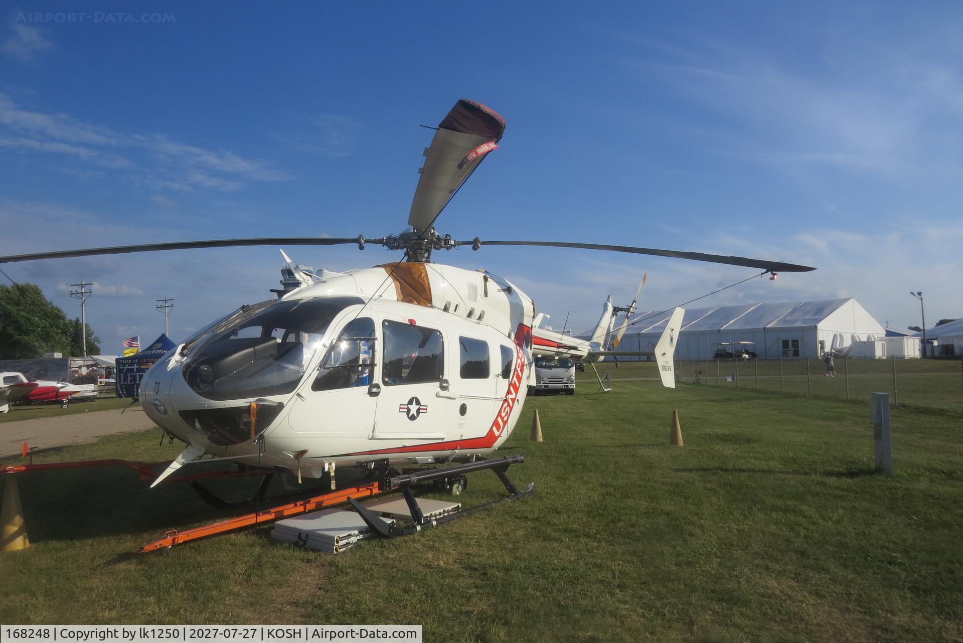 168248, 2009 Eurocopter H-72A Lakota C/N 9272, This Eurocopter Lakota belongs to the US Navy Test Pilots School and was present on EAA Air Venture 2023