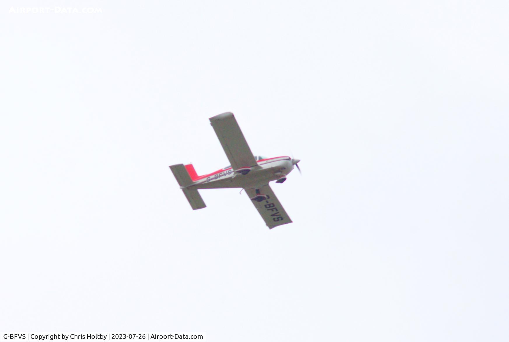 G-BFVS, 1978 Grumman American AA-5B Tiger C/N AA5B-0784, Over Potters Bar, Herts.