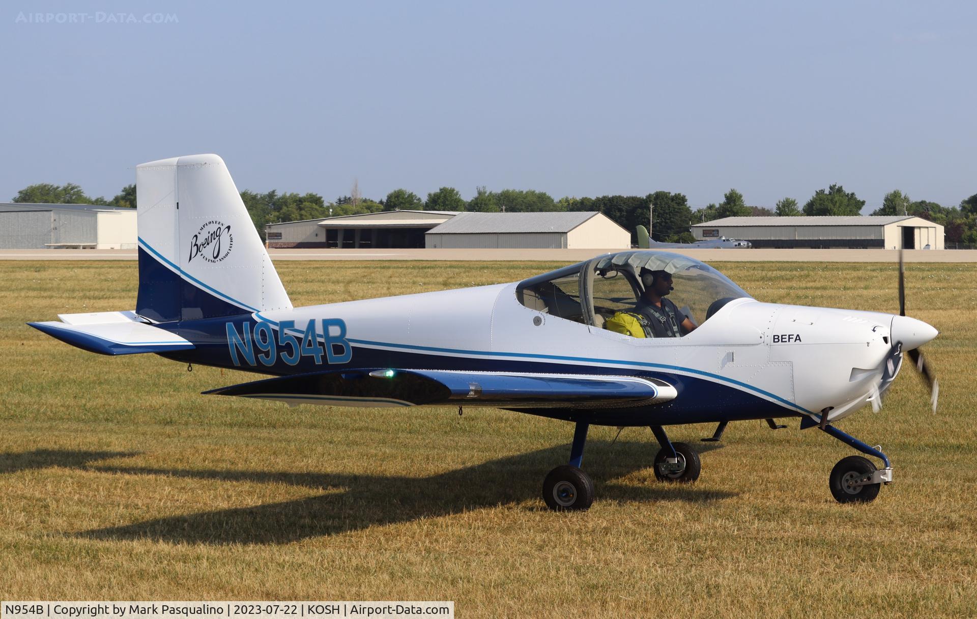 N954B, 2023 Vans RV-12IS C/N 12129, Vans RV-12IS