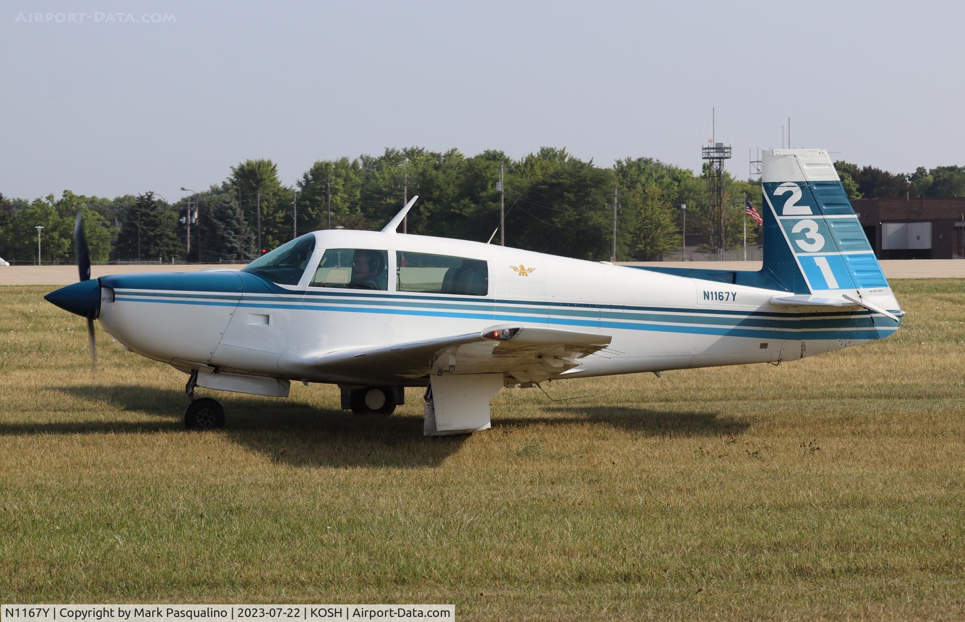 N1167Y, 1982 Mooney M20K C/N 25-0684, Mooney M20K