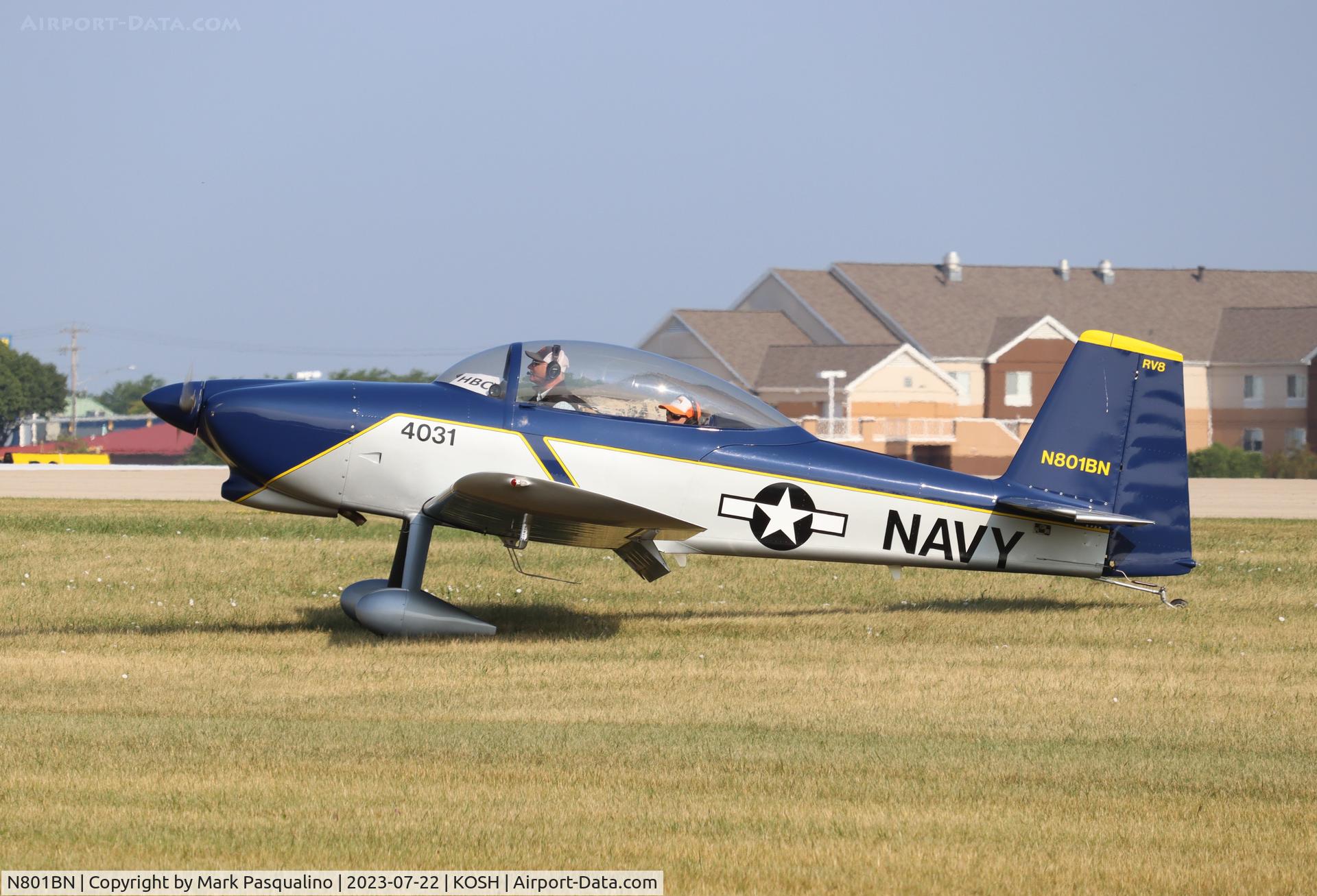 N801BN, Vans RV-8 C/N 81058, Vans RV-8
