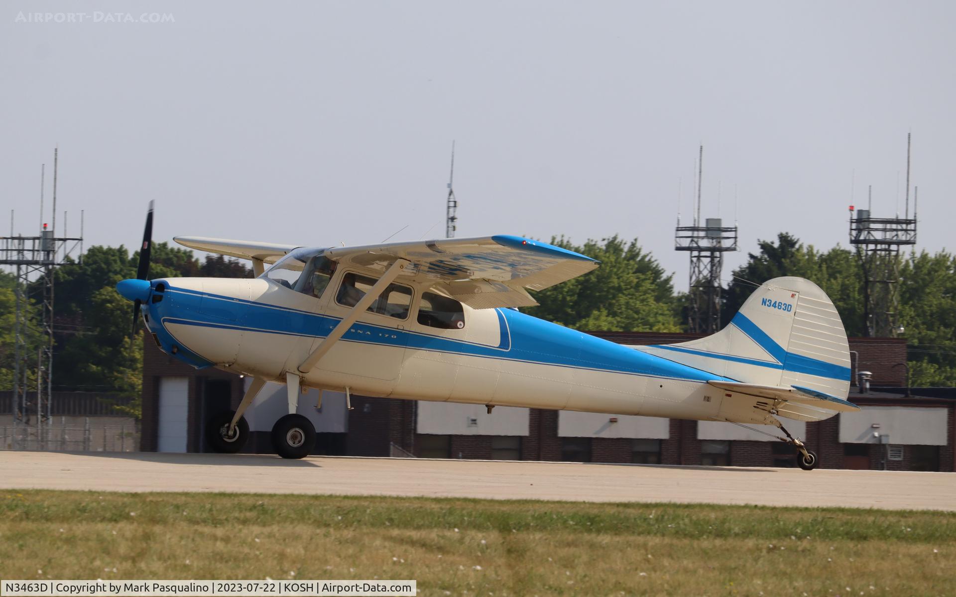N3463D, 1955 Cessna 170B C/N 27006, Cessna 170B